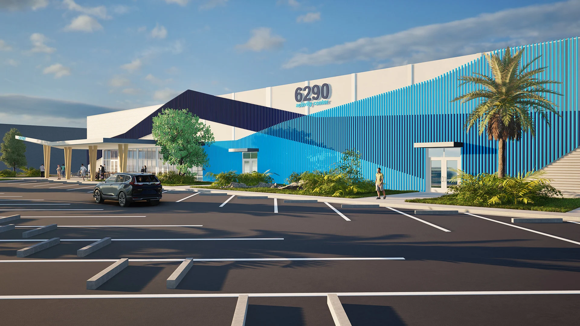 Calvary Christian Academy exterior church building church architect