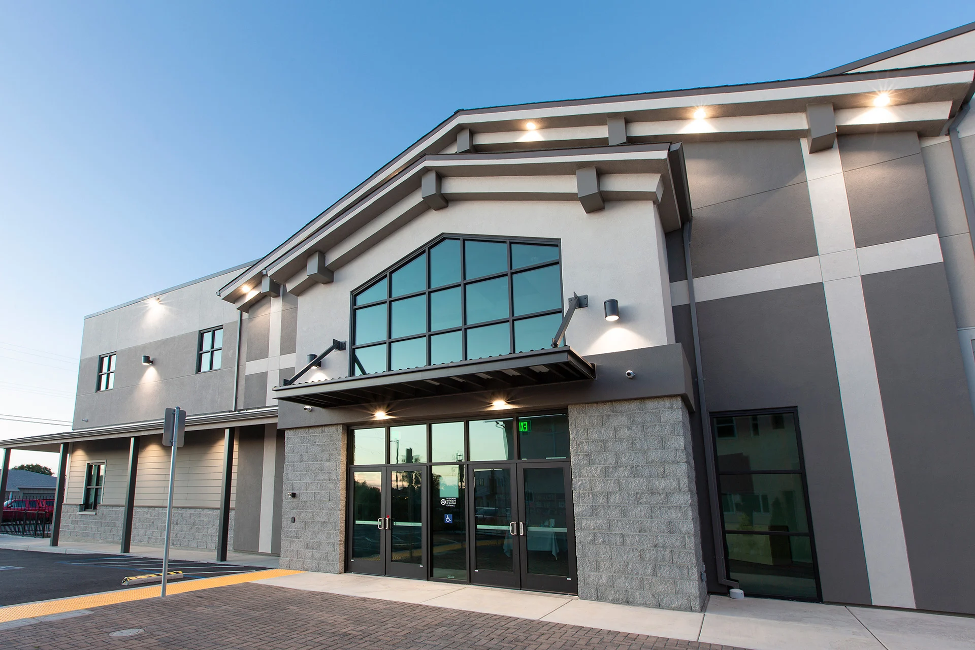 CFC Hayward exterior church building church architect