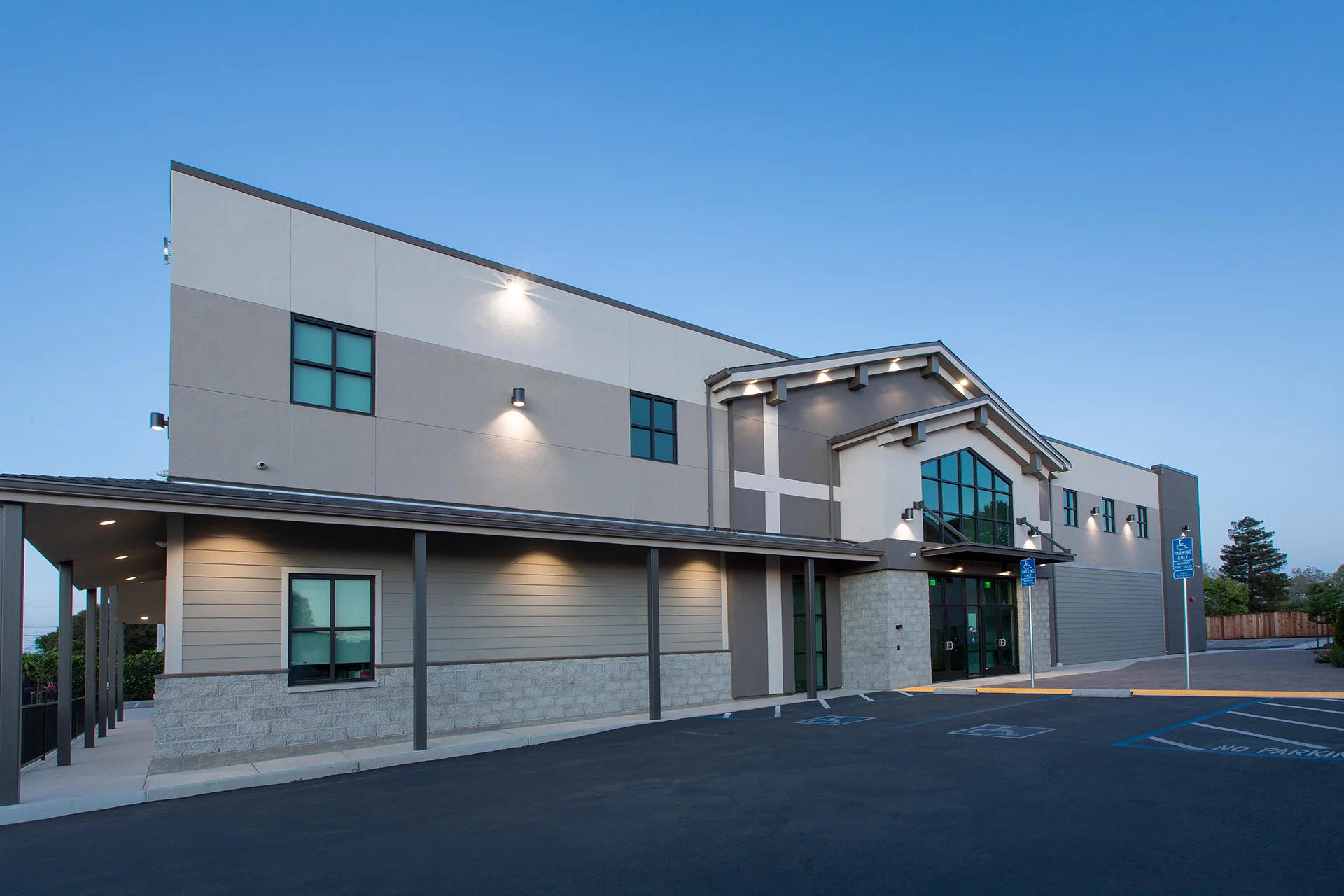 CFC Hayward exterior church building church architect