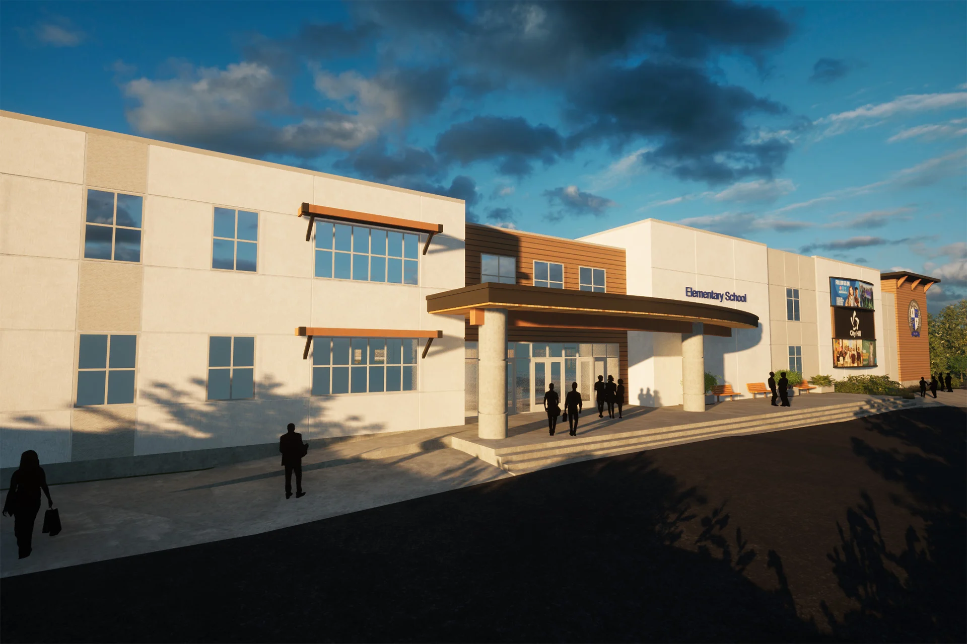 Cincinnati Christian Schools exterior church building church architect