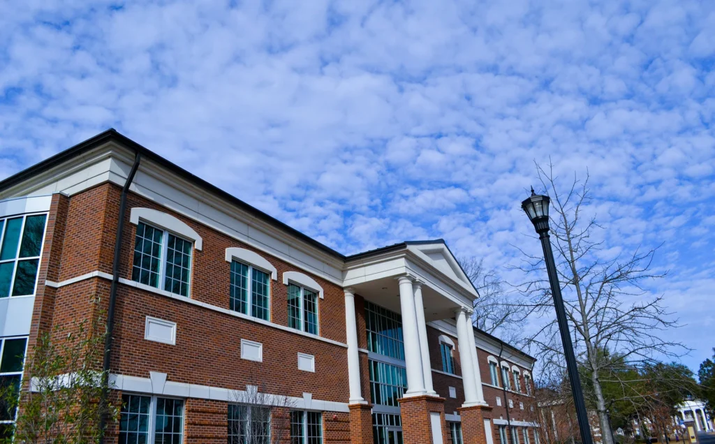 Coker Library exterior church building church architect