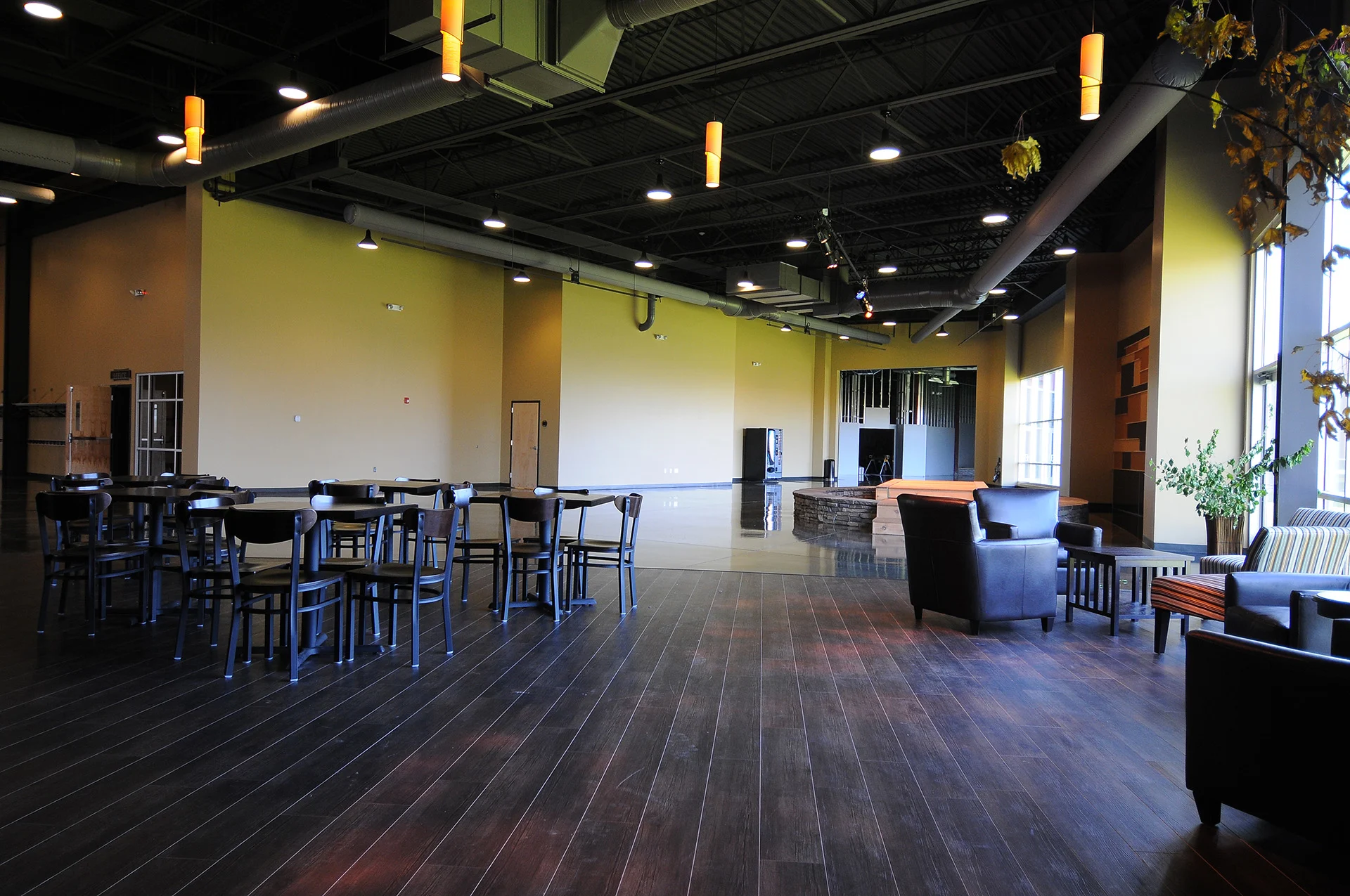 cornerstone ames cafe church building church architect