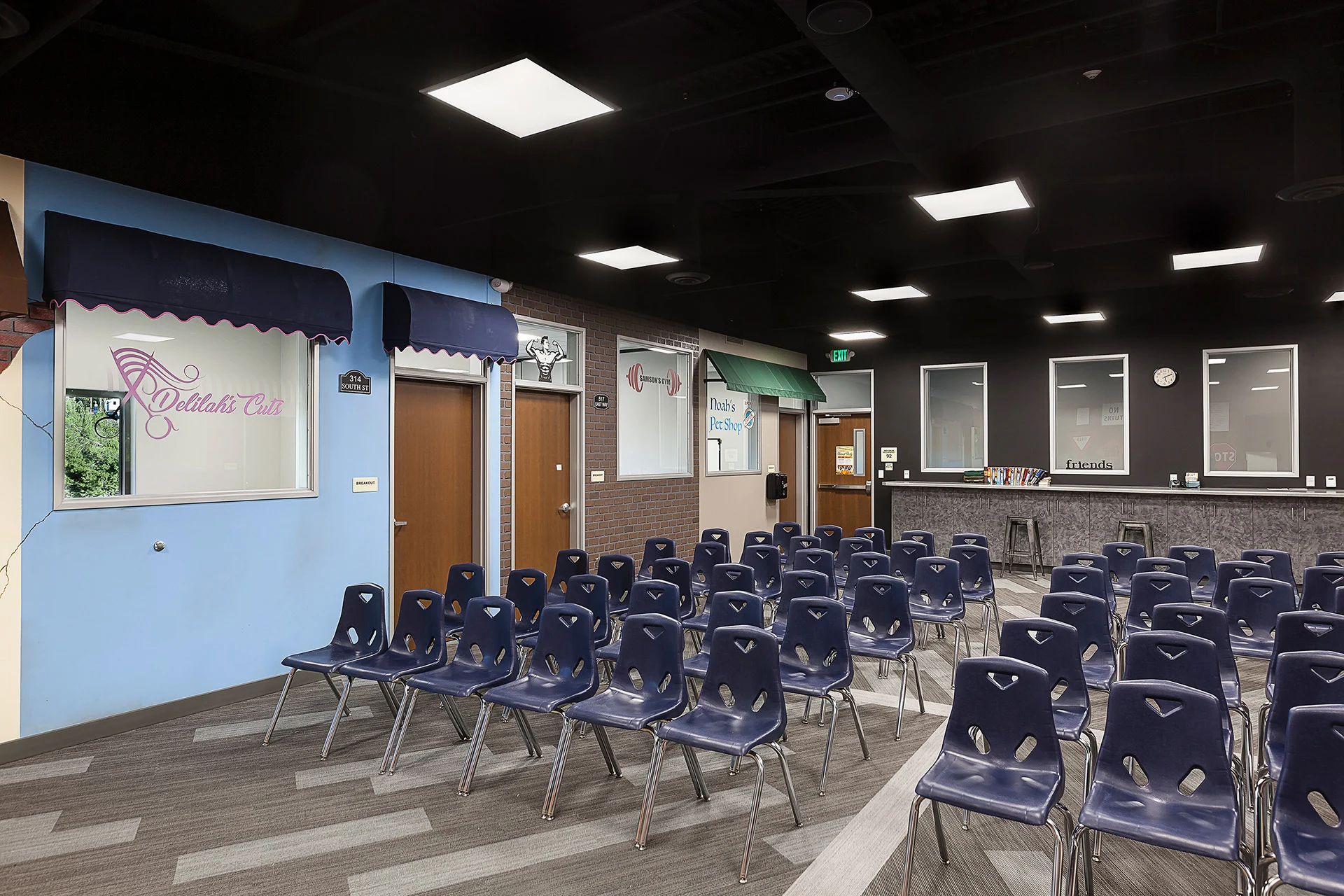 Emmanuel Faith Church child chairs church building church architect