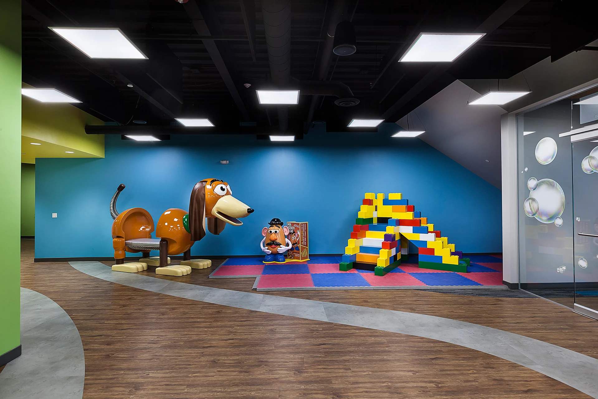 Emmanuel Faith Church child hallway toys church building church architect