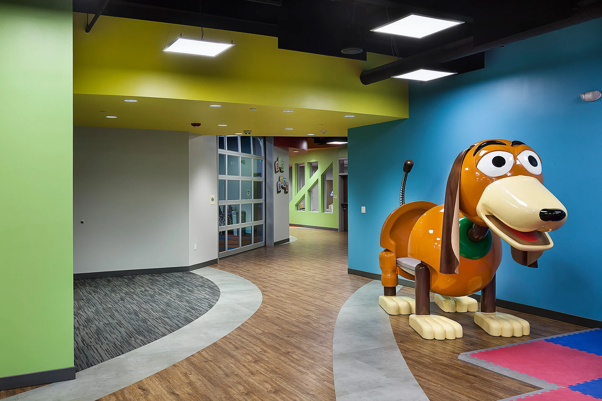 Emmanuel Faith Church child hallway church building church architect