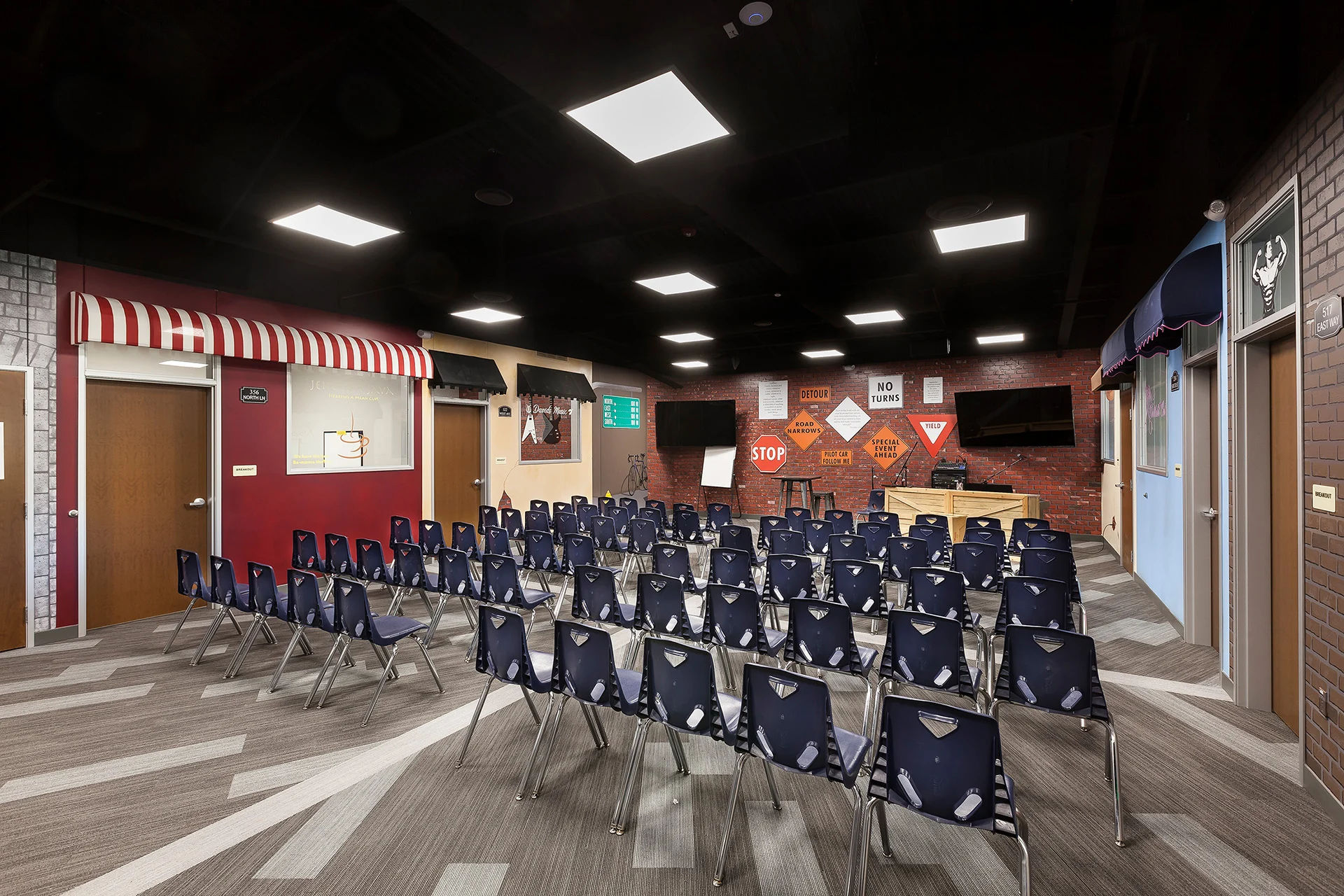 Emmanuel Faith Church childrens stage church building church architect