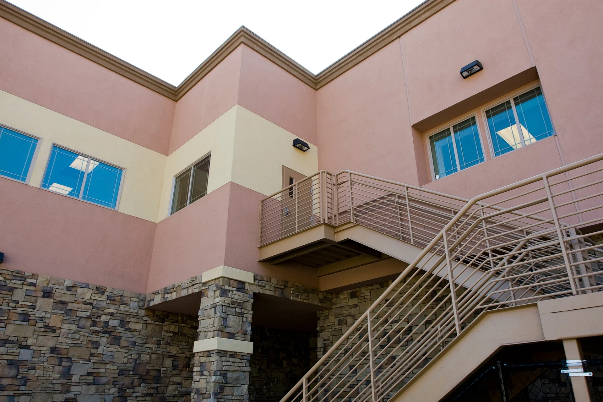 Escond Adventist Acad exterior back church building church architect