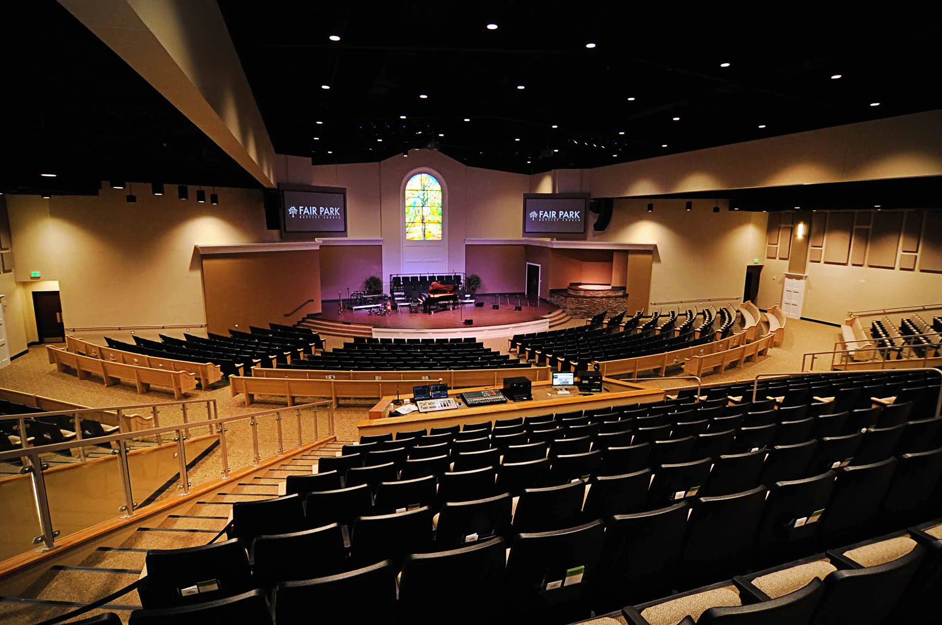 Fair Park Baptist san church building church architect