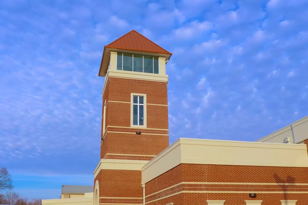 Fair Park Baptist tower church building church architect