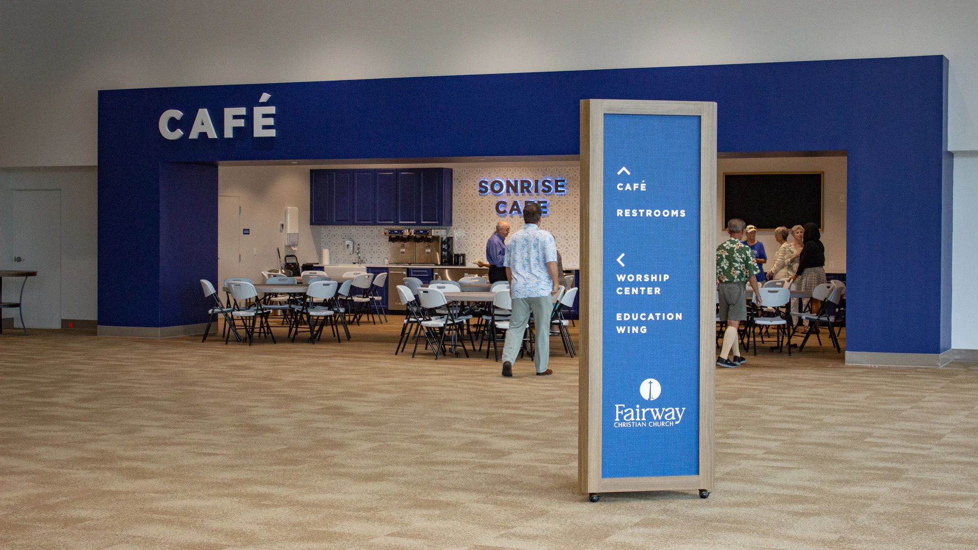 Fairway Christian Church Cafe church building church architect