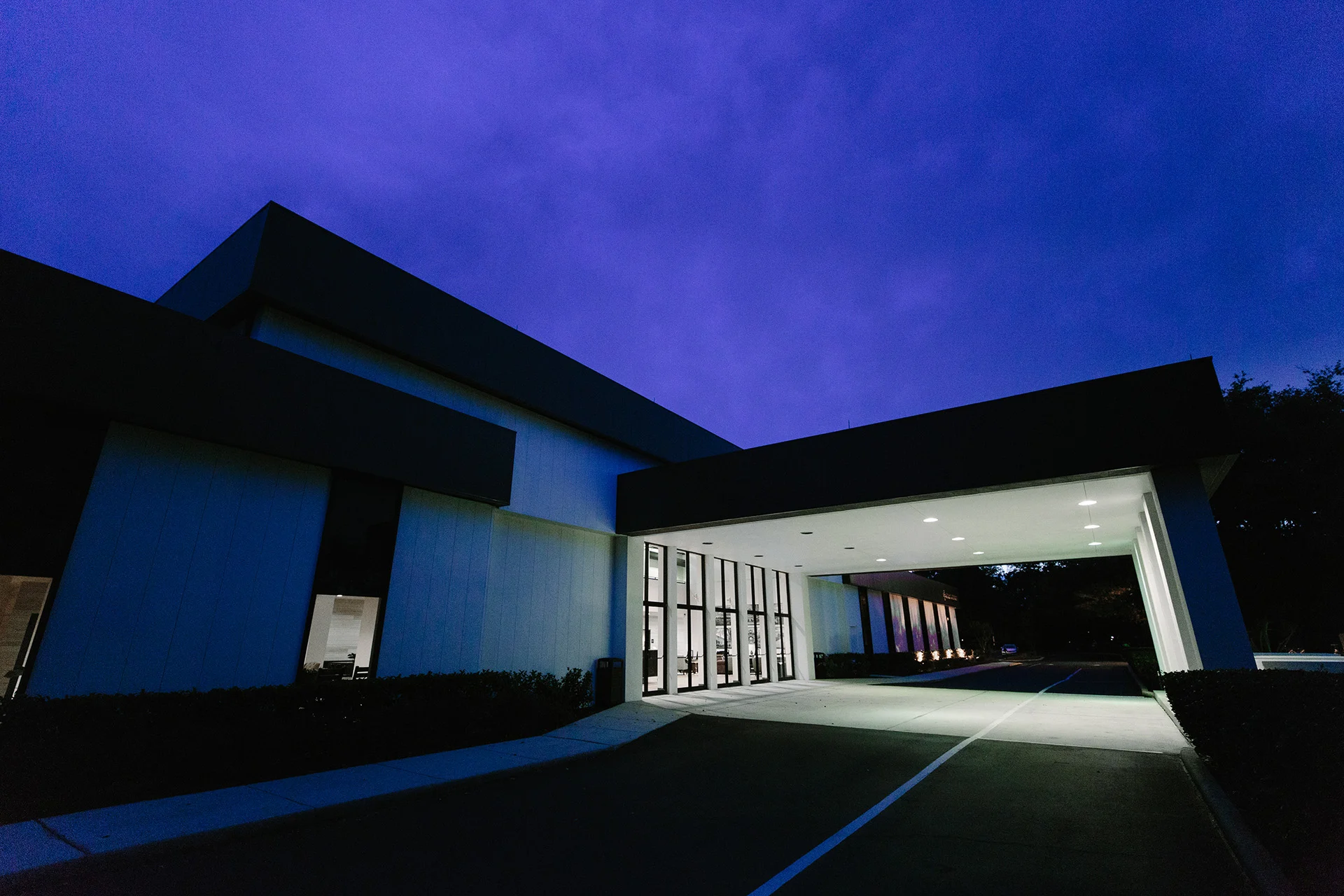 Grace Church exterior night church building church architect