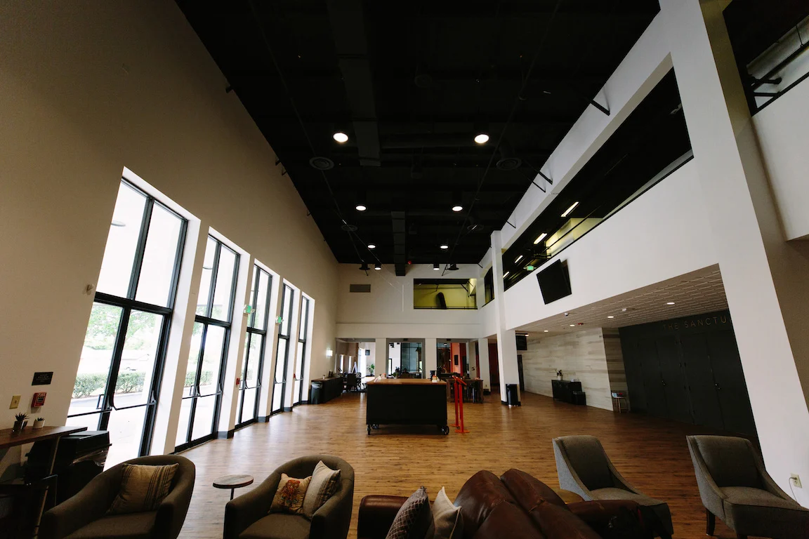 Grace Church lobby church building church architect