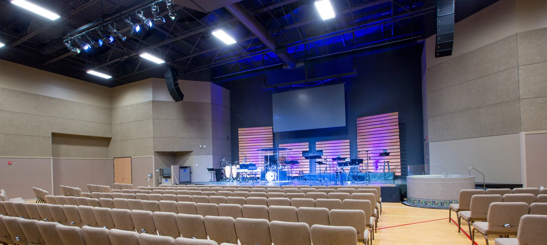 Grace Church Tracy Sanctuary church building church architect