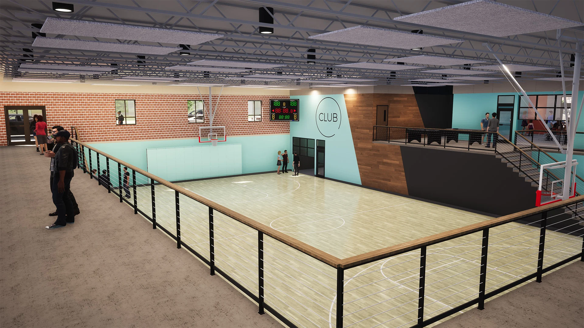 Grace Common gym church building church architect