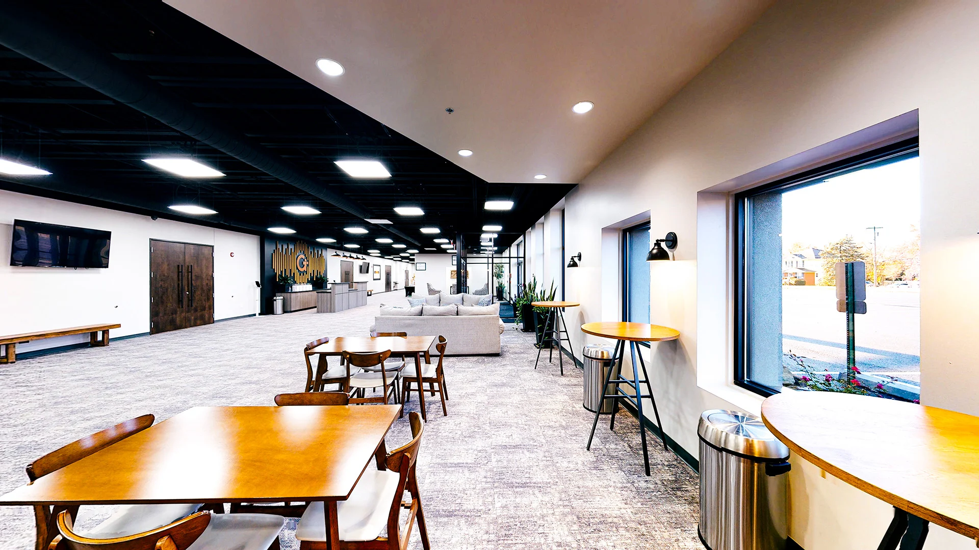 Grace Fellowship Niles Ohio - Cafe lobby church building church architect