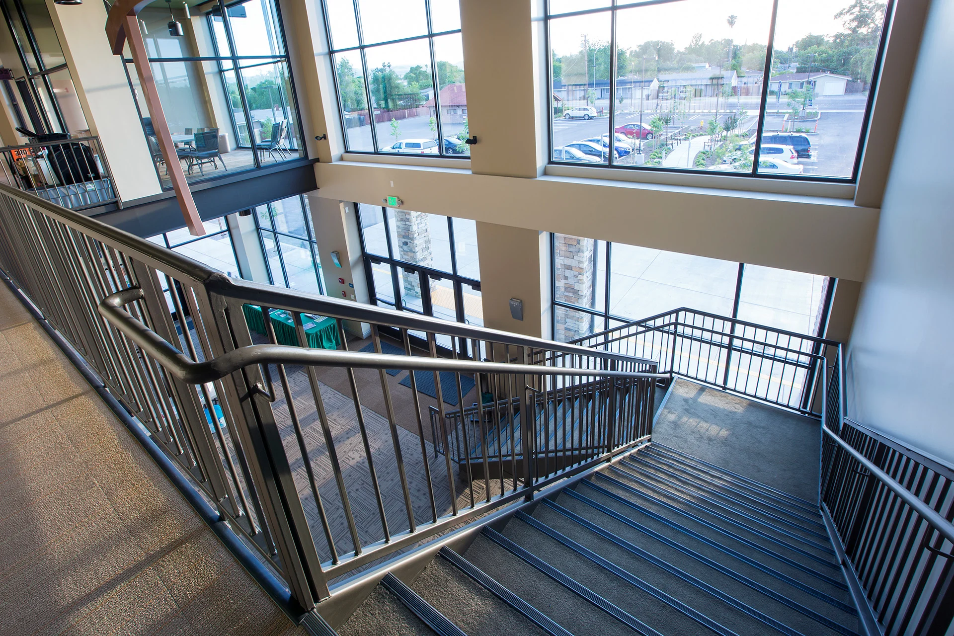 Grace stairs church building church architect