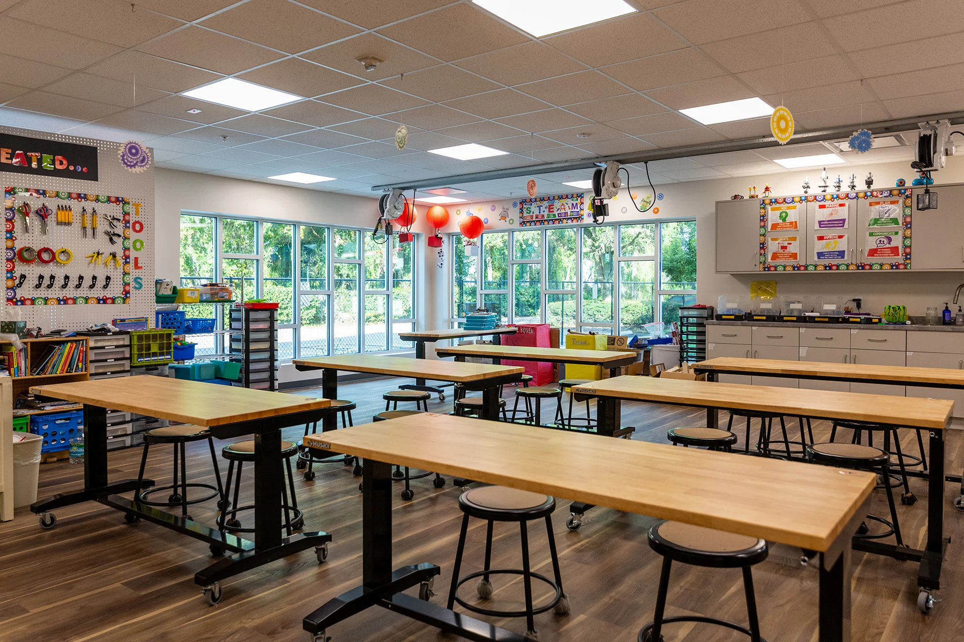 Holy Cross classroom church building church architect