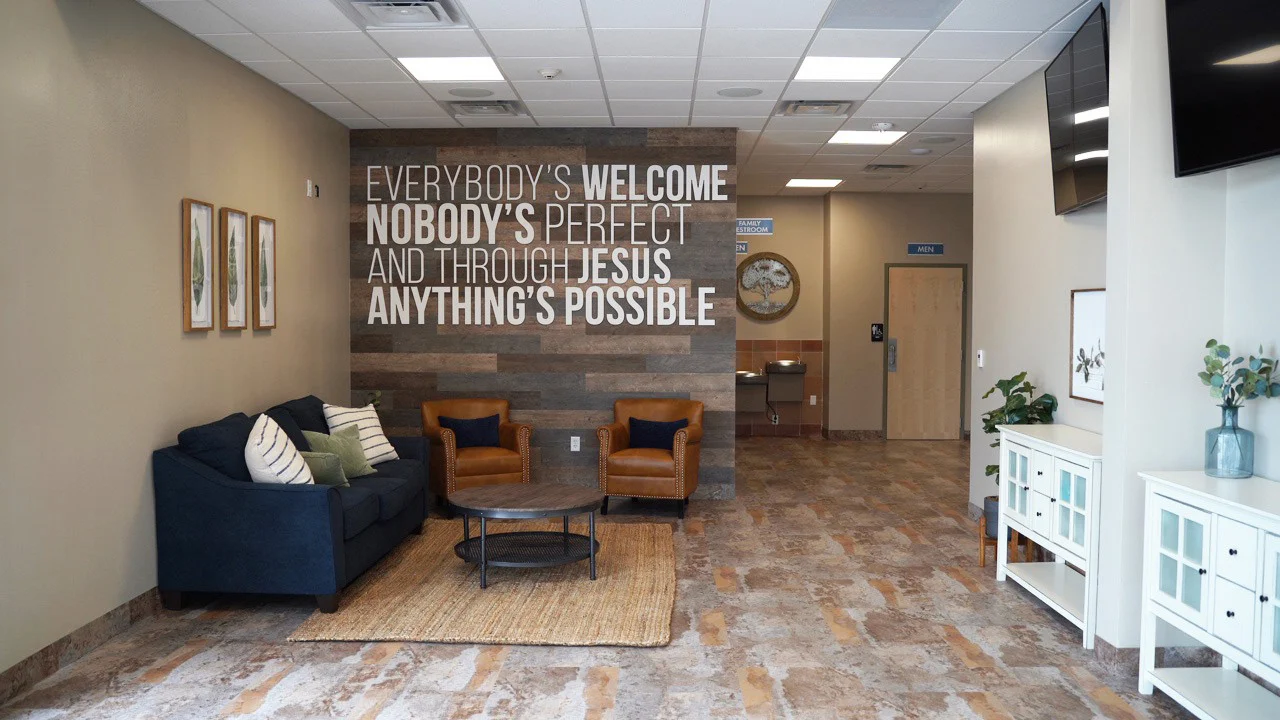 Journey lobby church building church architect