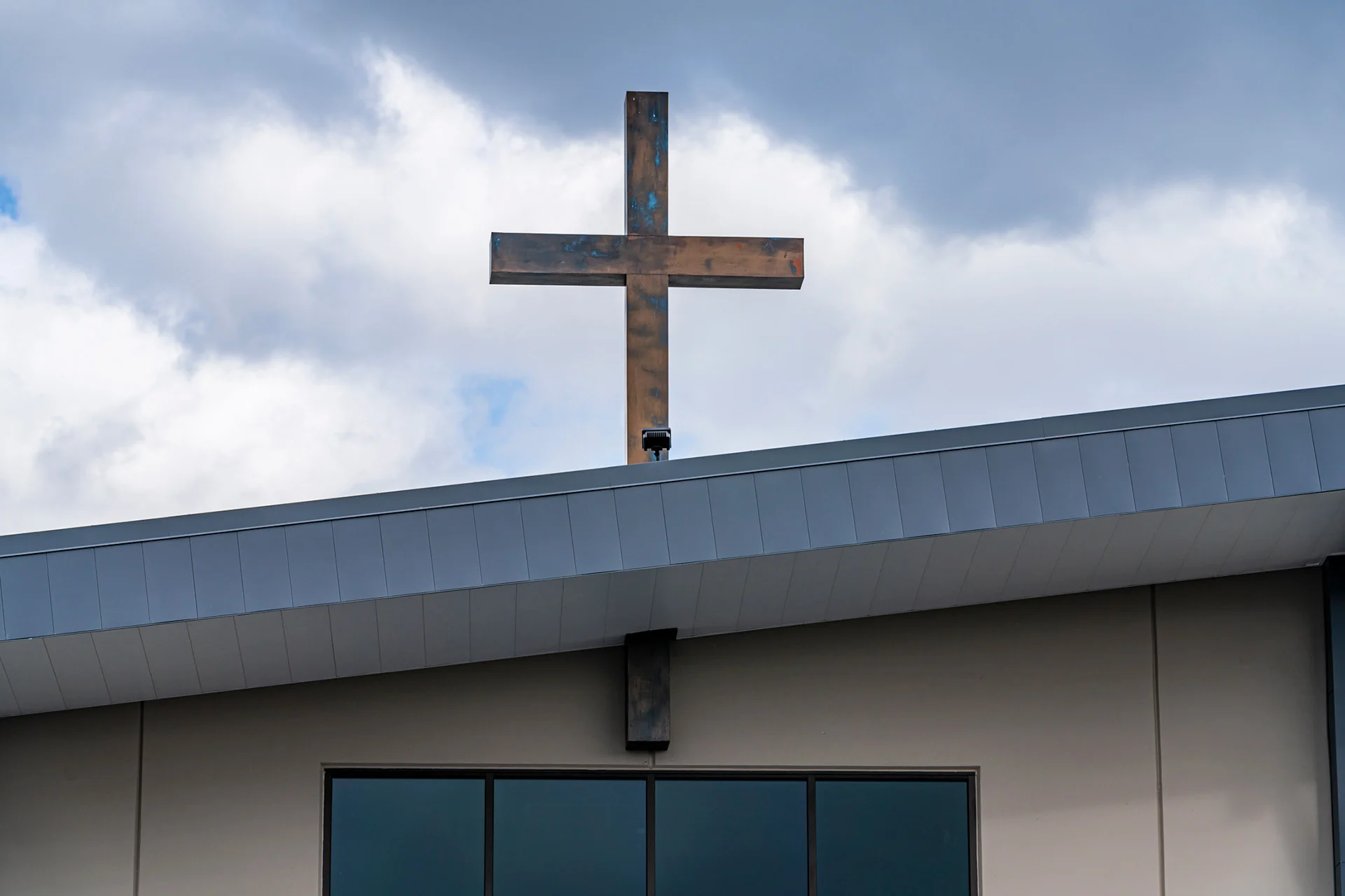 Korean Bethel exterior cross church building church architect