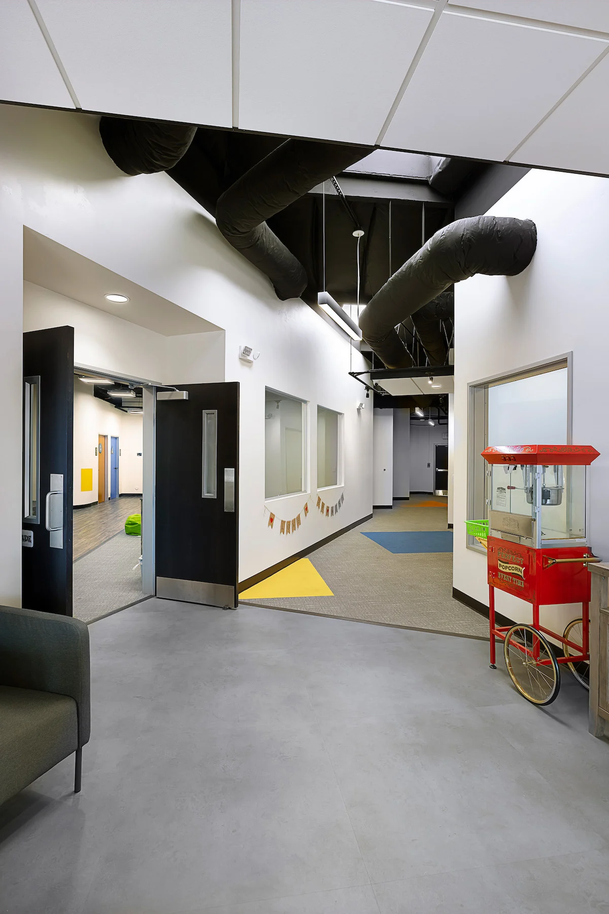 Legacy Church hallway church building church architect