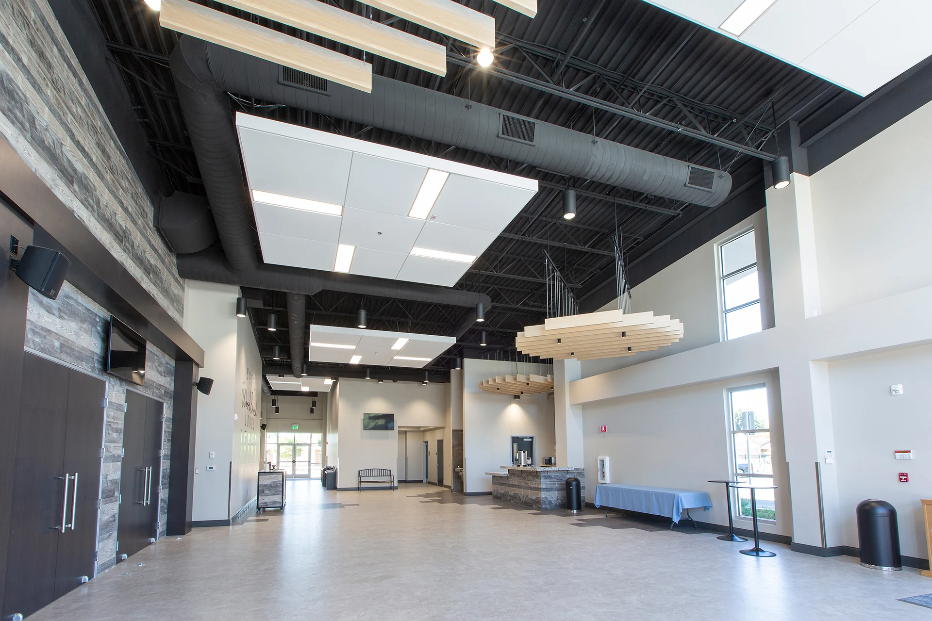 LifePointe lobby church building church architect