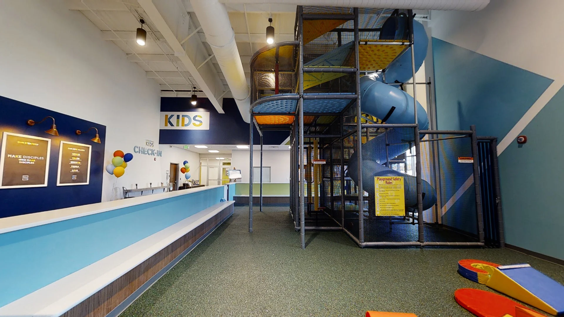 Lifespring Church Kid Zone Play Structure church building church architect