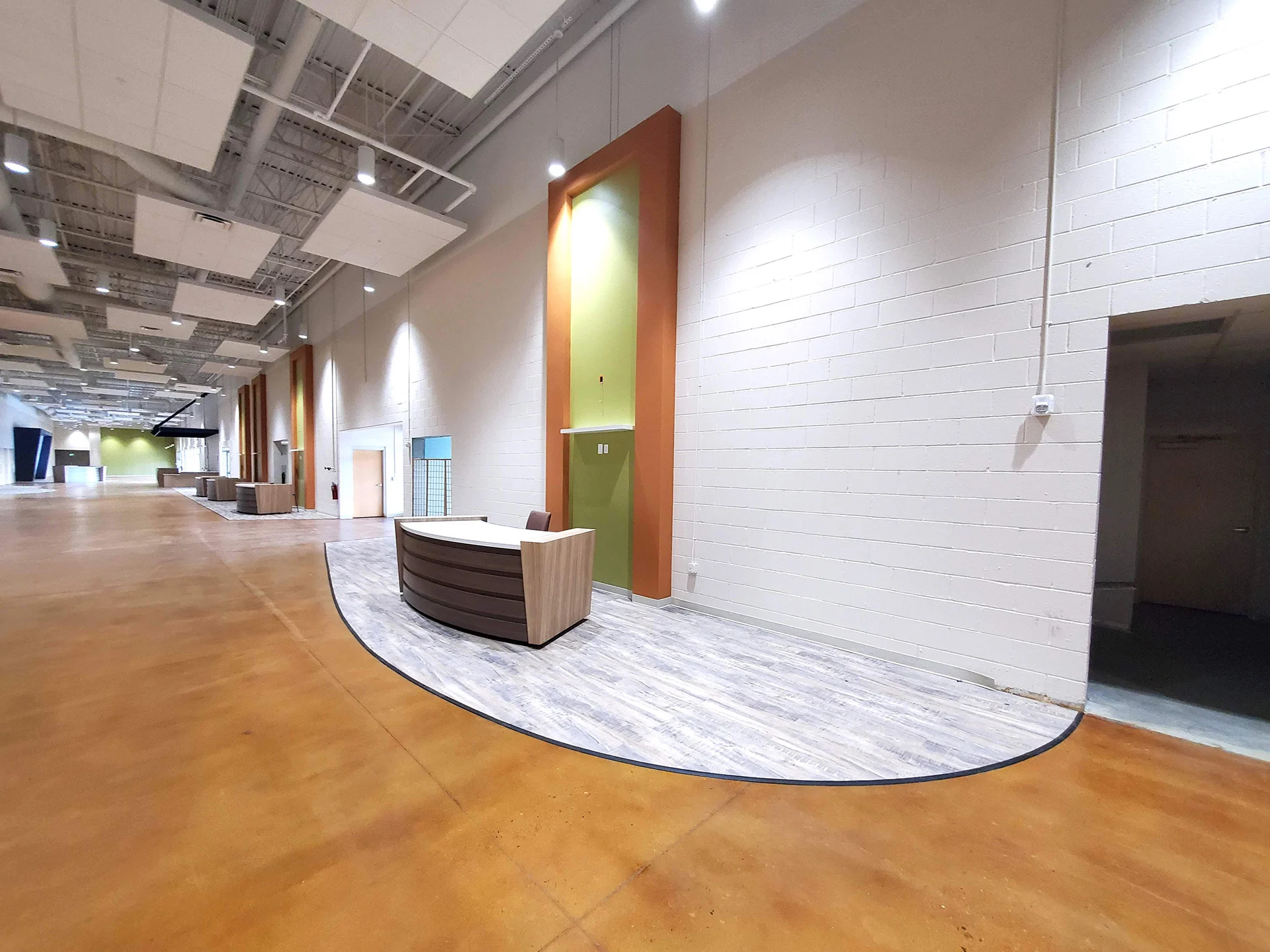 Light of Joy lobby church building church architect