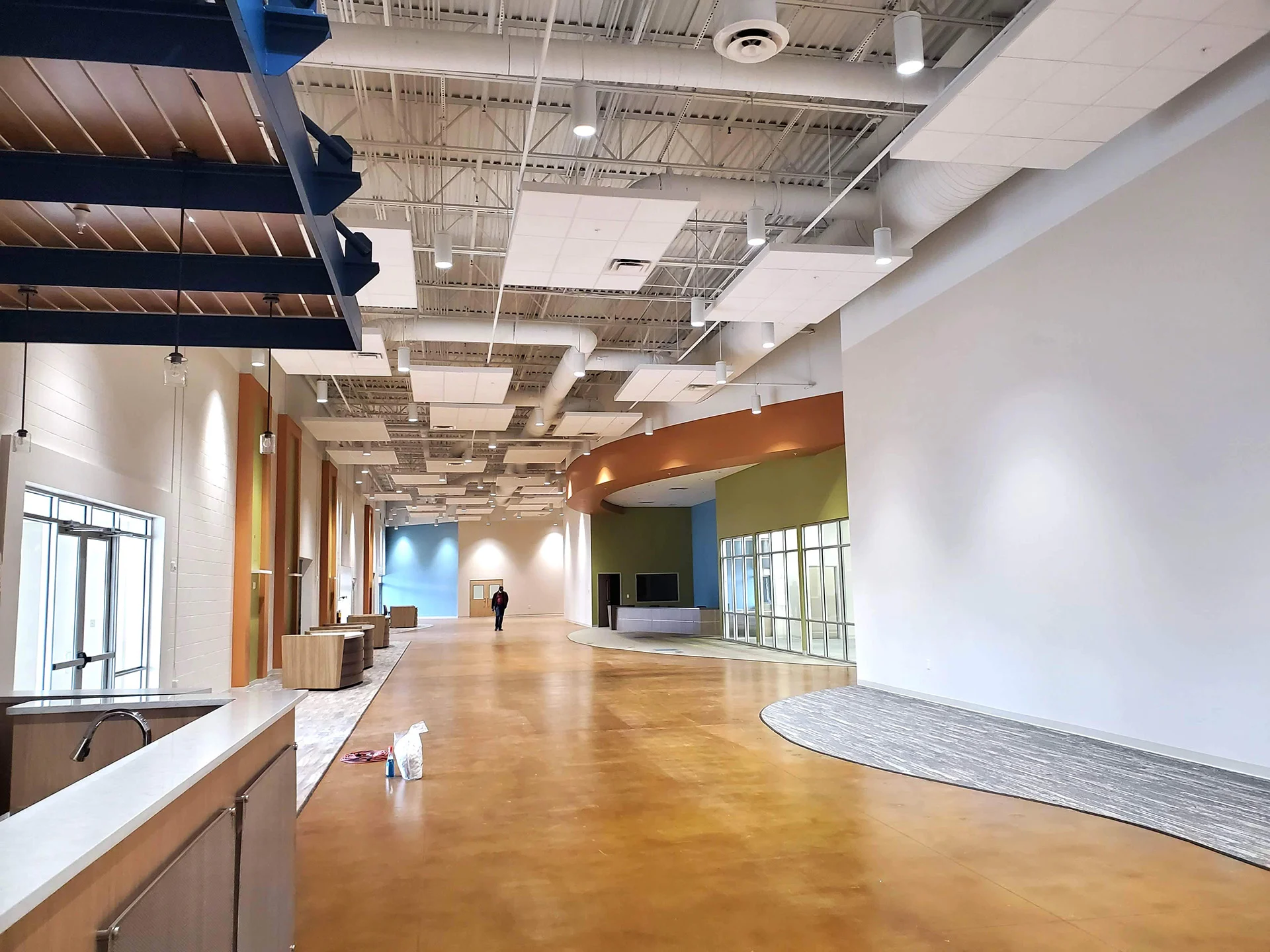 Light of Joy lobby church building church architect