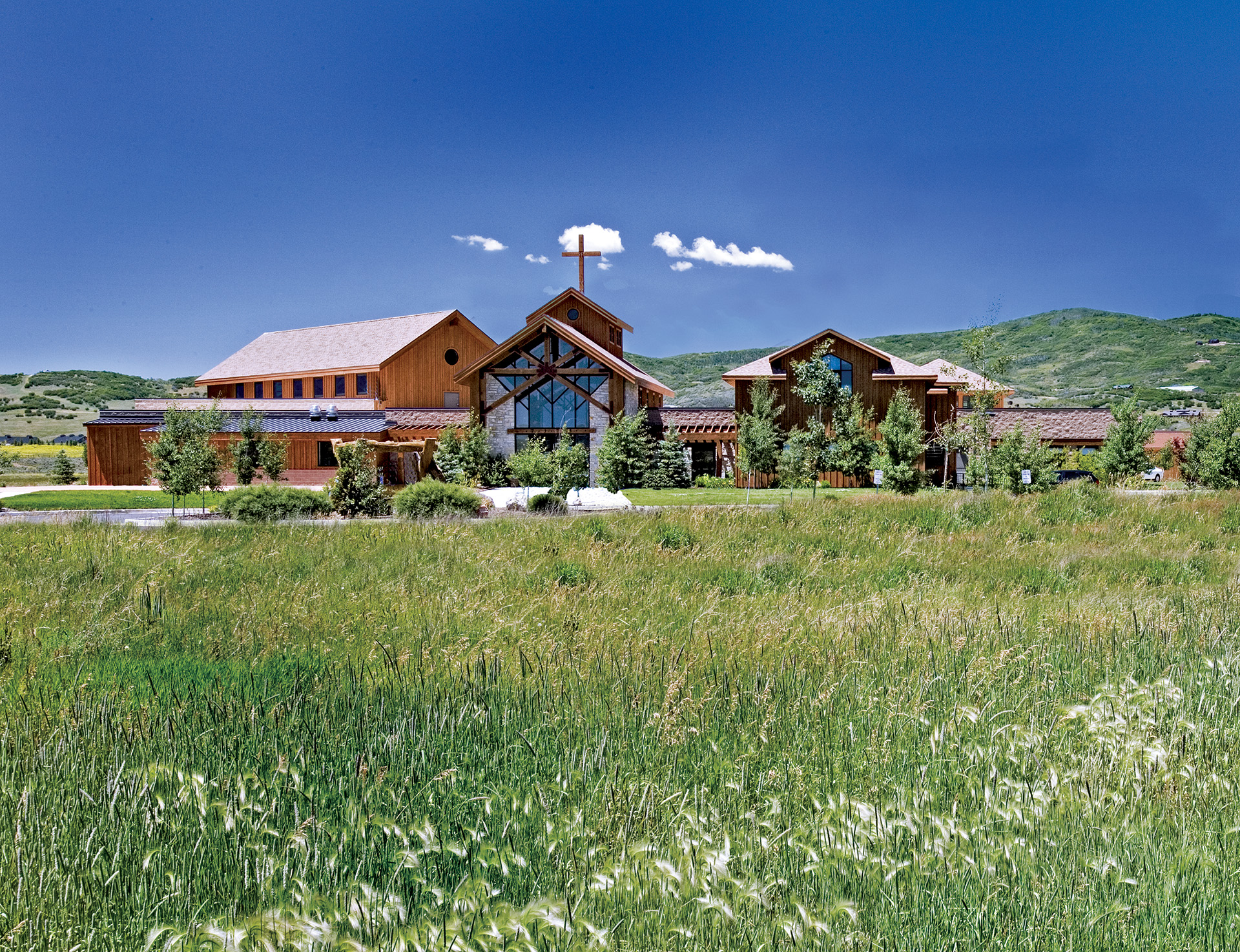 Mountain Life Exterior church building church architect
