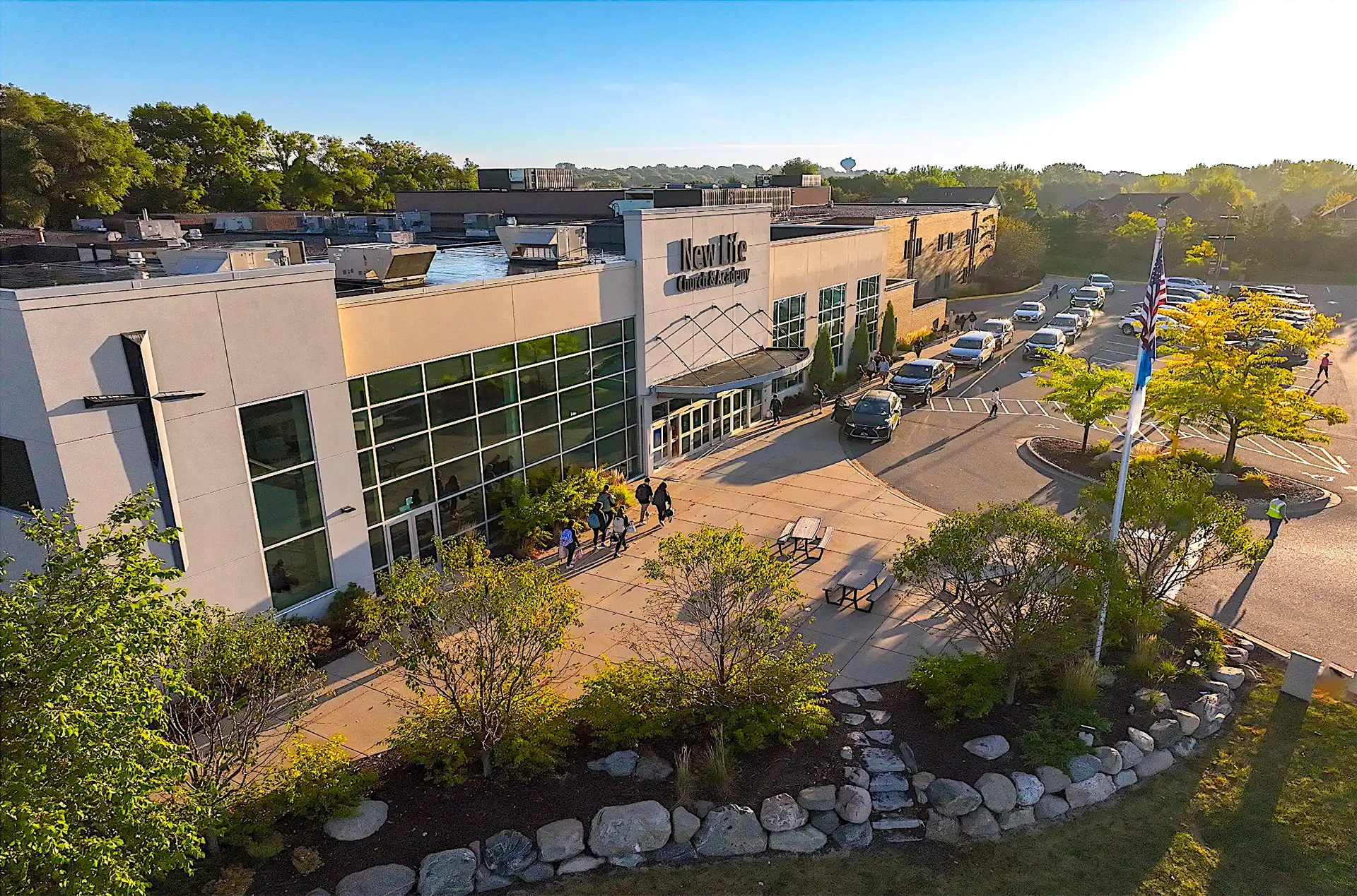 New Life Church exterior church building church architect