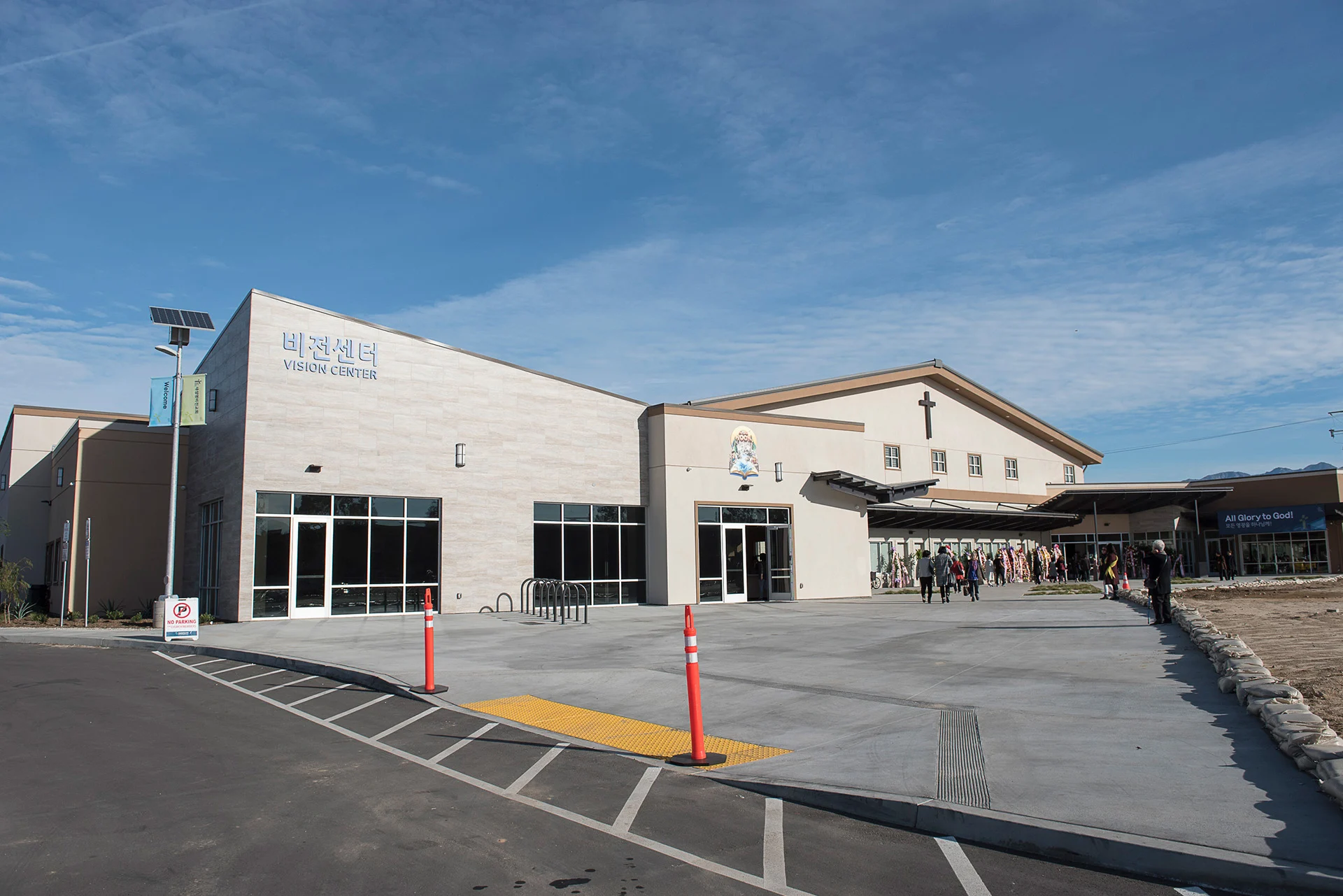 New Life Vision Church New LIfe Vision exterior header church building church architect