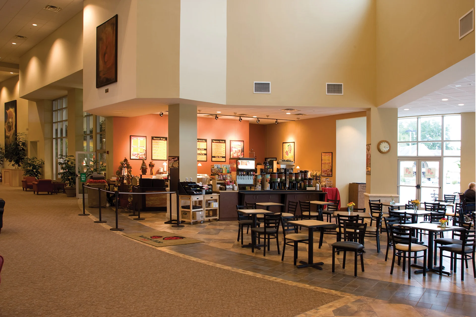 Northland Church cafe church building church architect