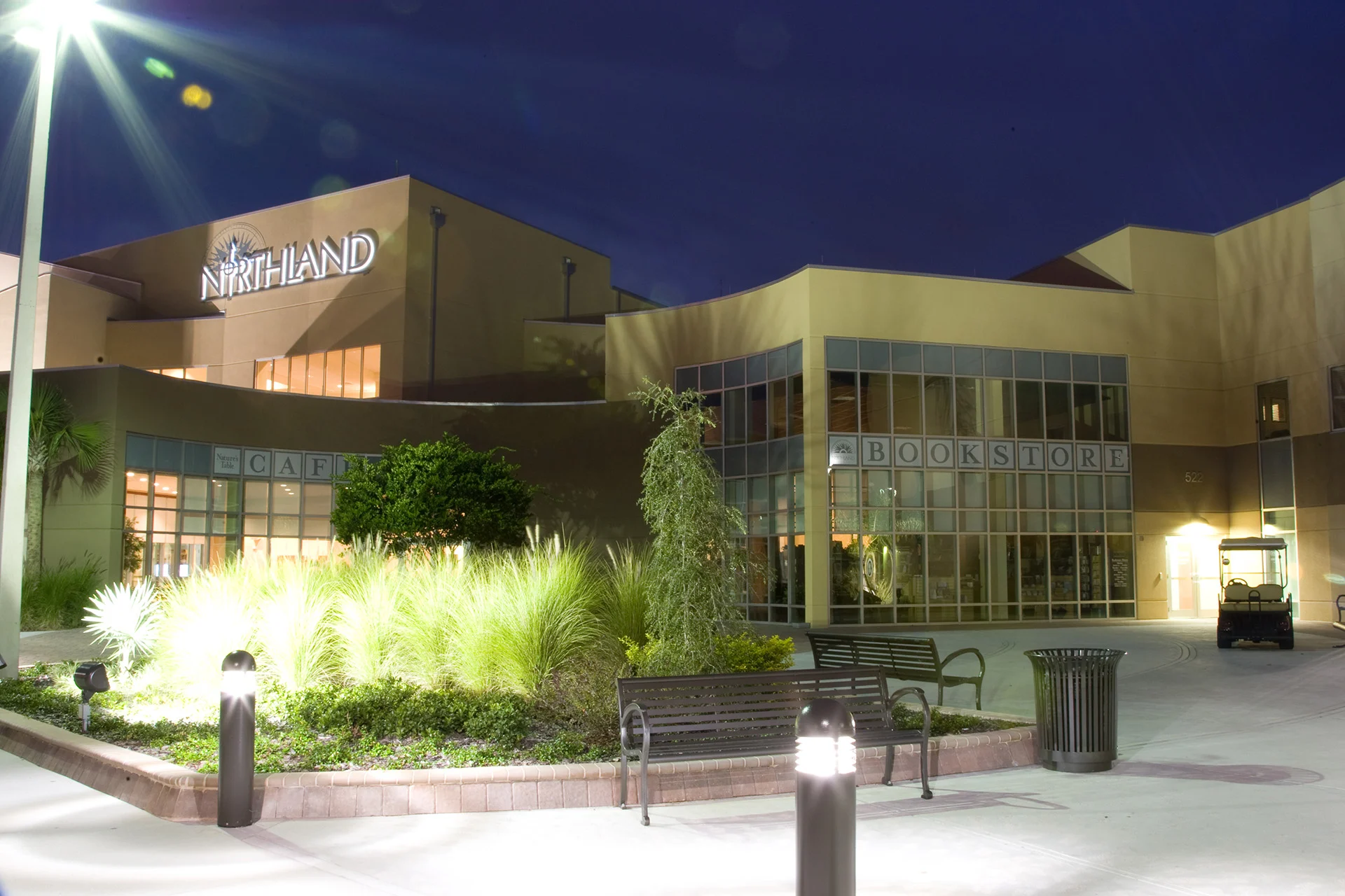 Northland Church exterior night church building church architect