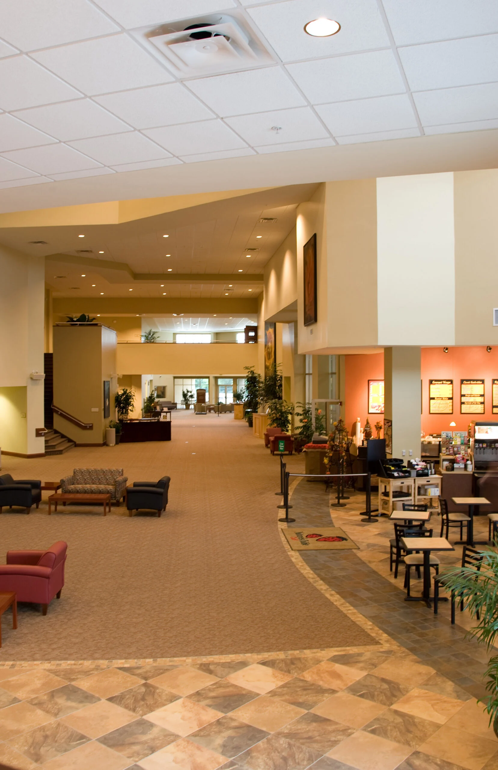 Northland Church lobby church building church architect