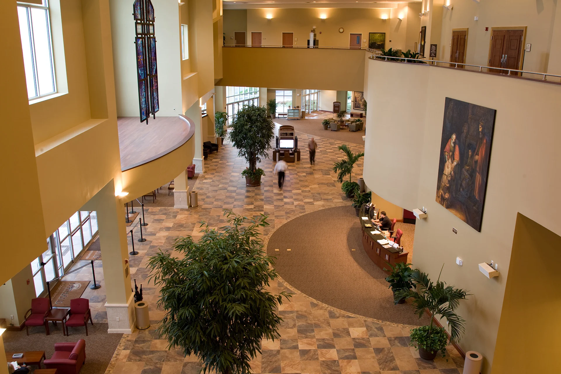 Northland Church lobby church building church architect