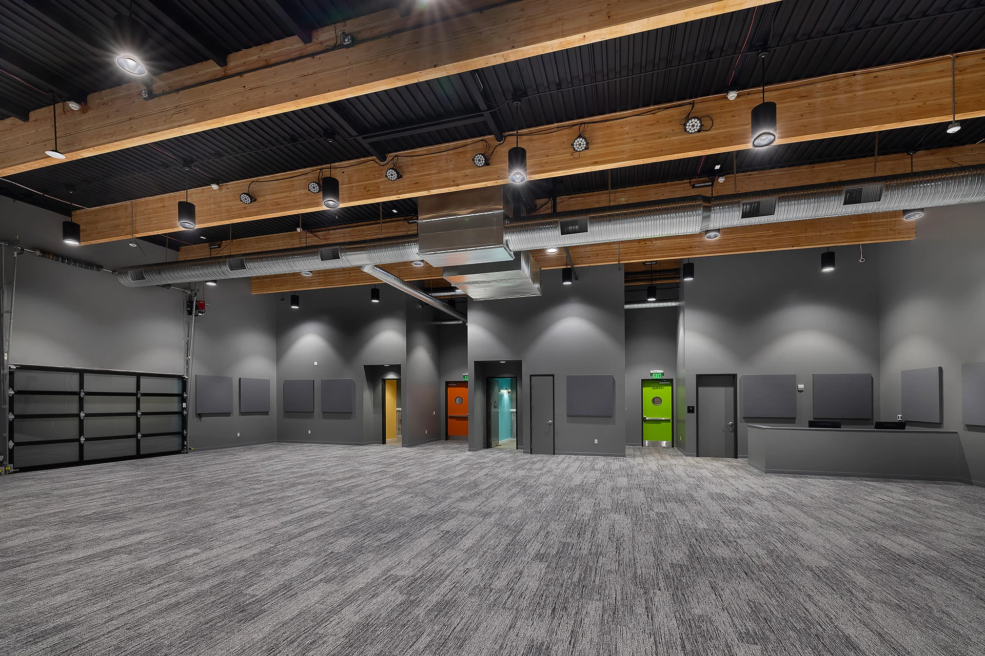 Ocean View Childrens School multi-purpose room church building church architect