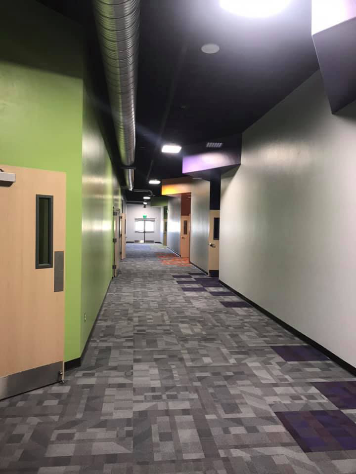 Oro Valley kids hallway church building church architect