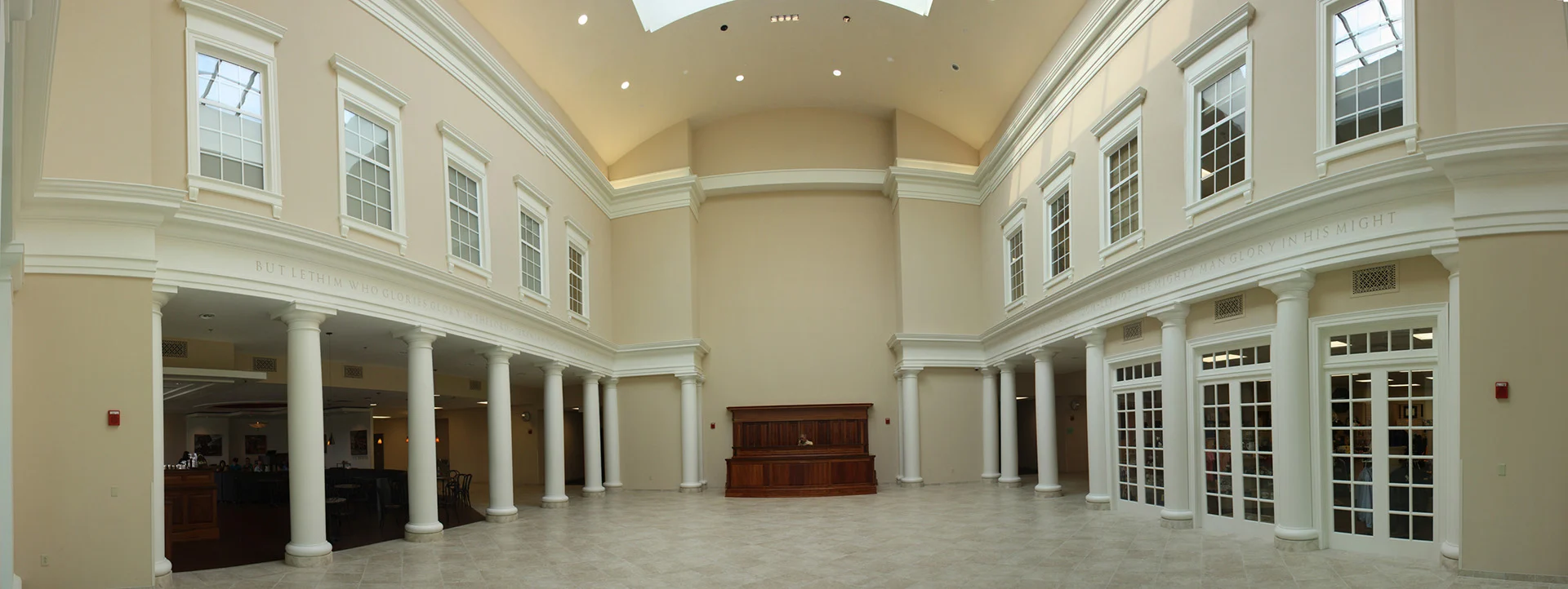 Patrick Henry Lobby N church building church architect