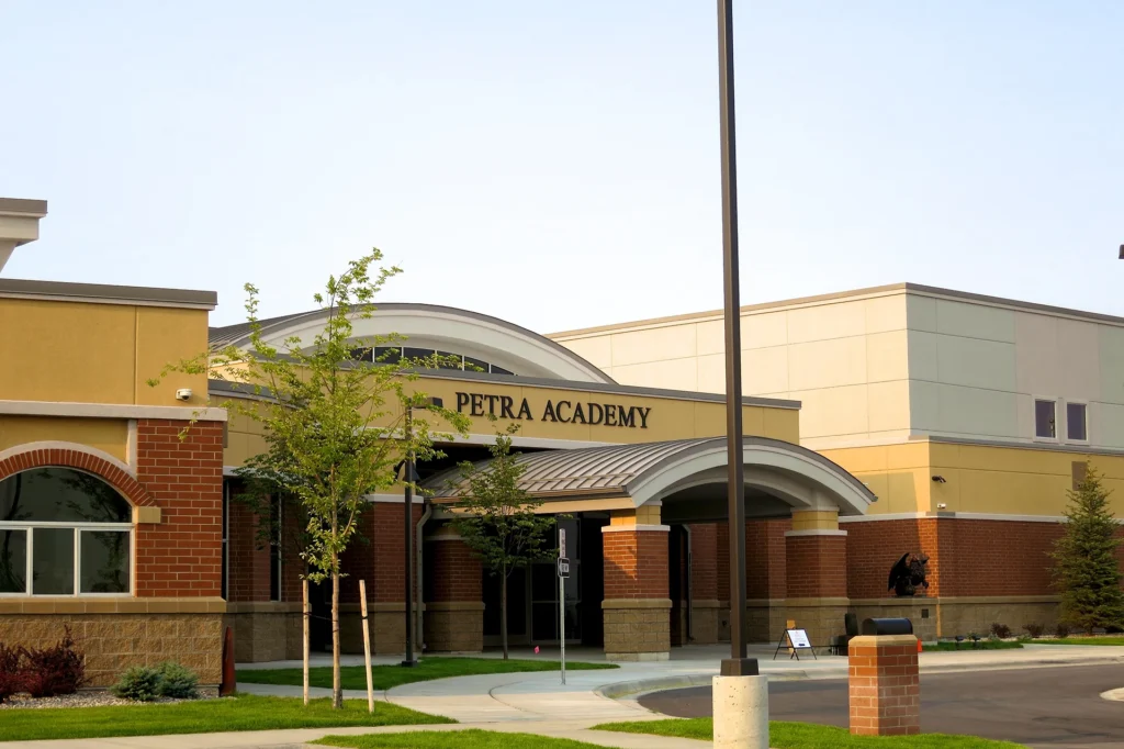 Petra Academy header church building church architect