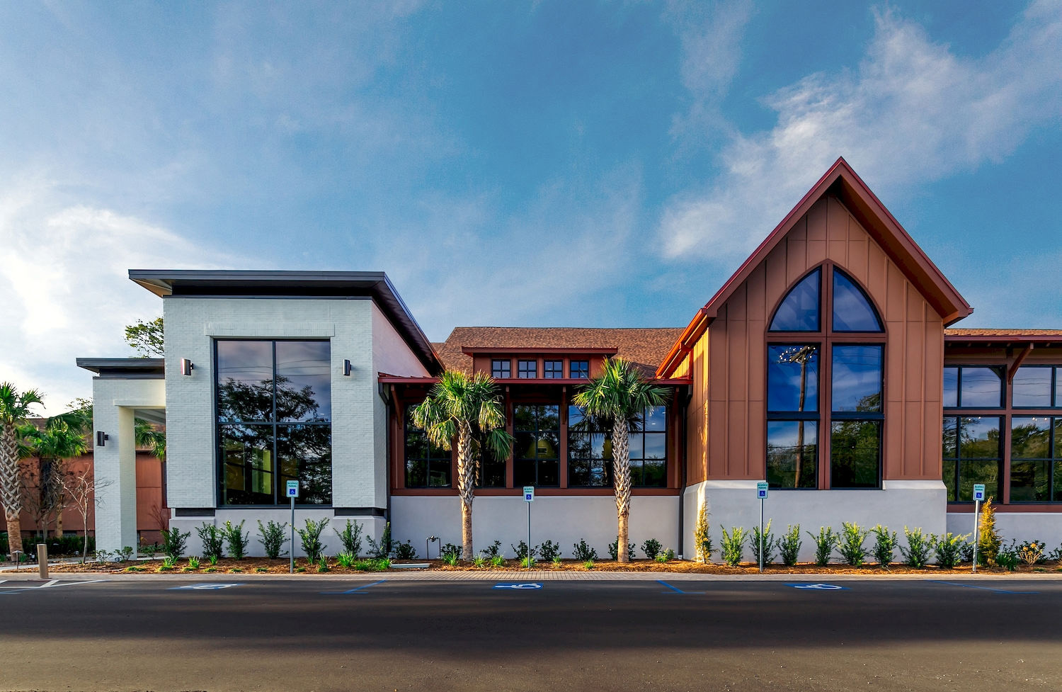 St Andrews Church exterior church building church architect