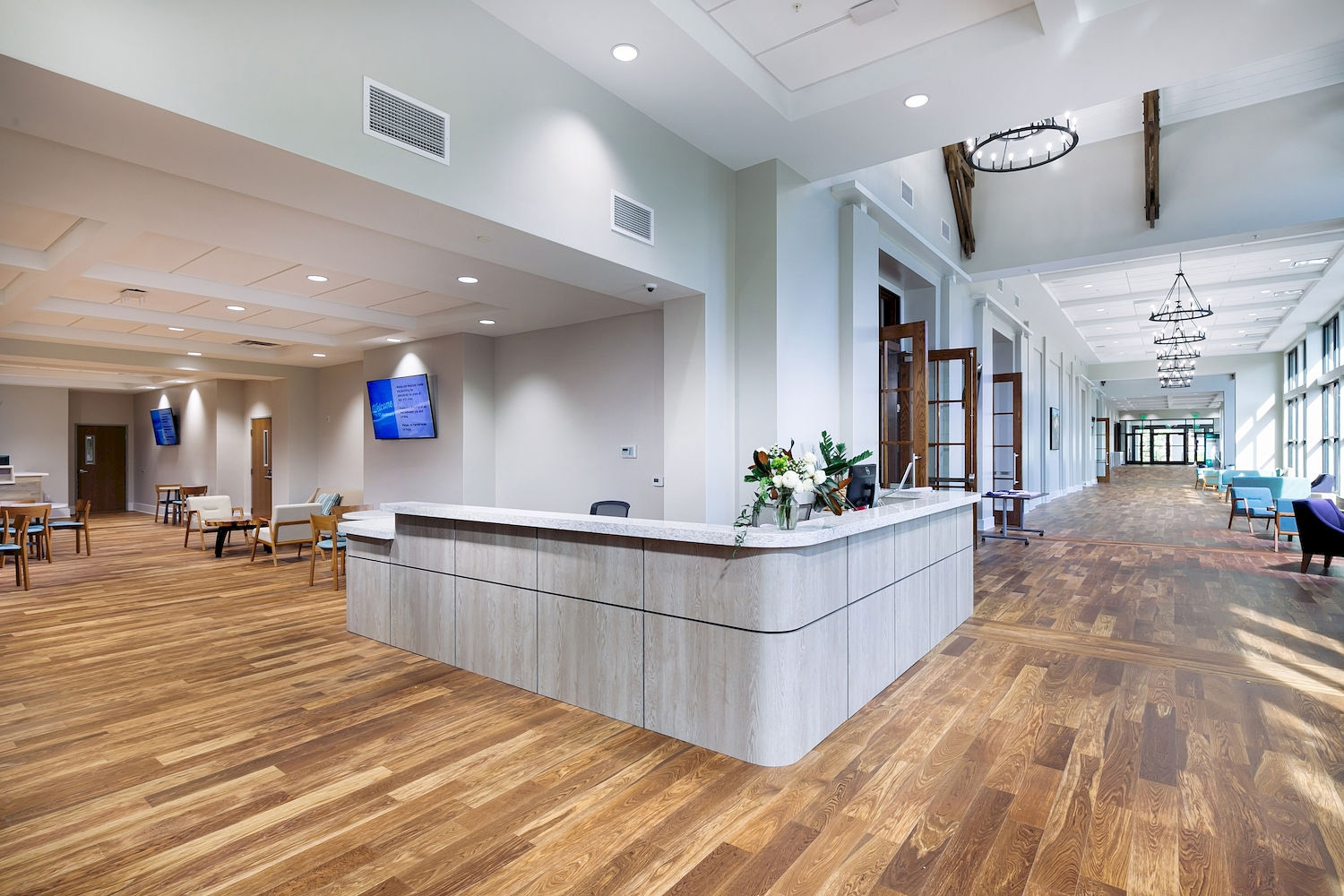 St Andrews Church lobby church architect church building