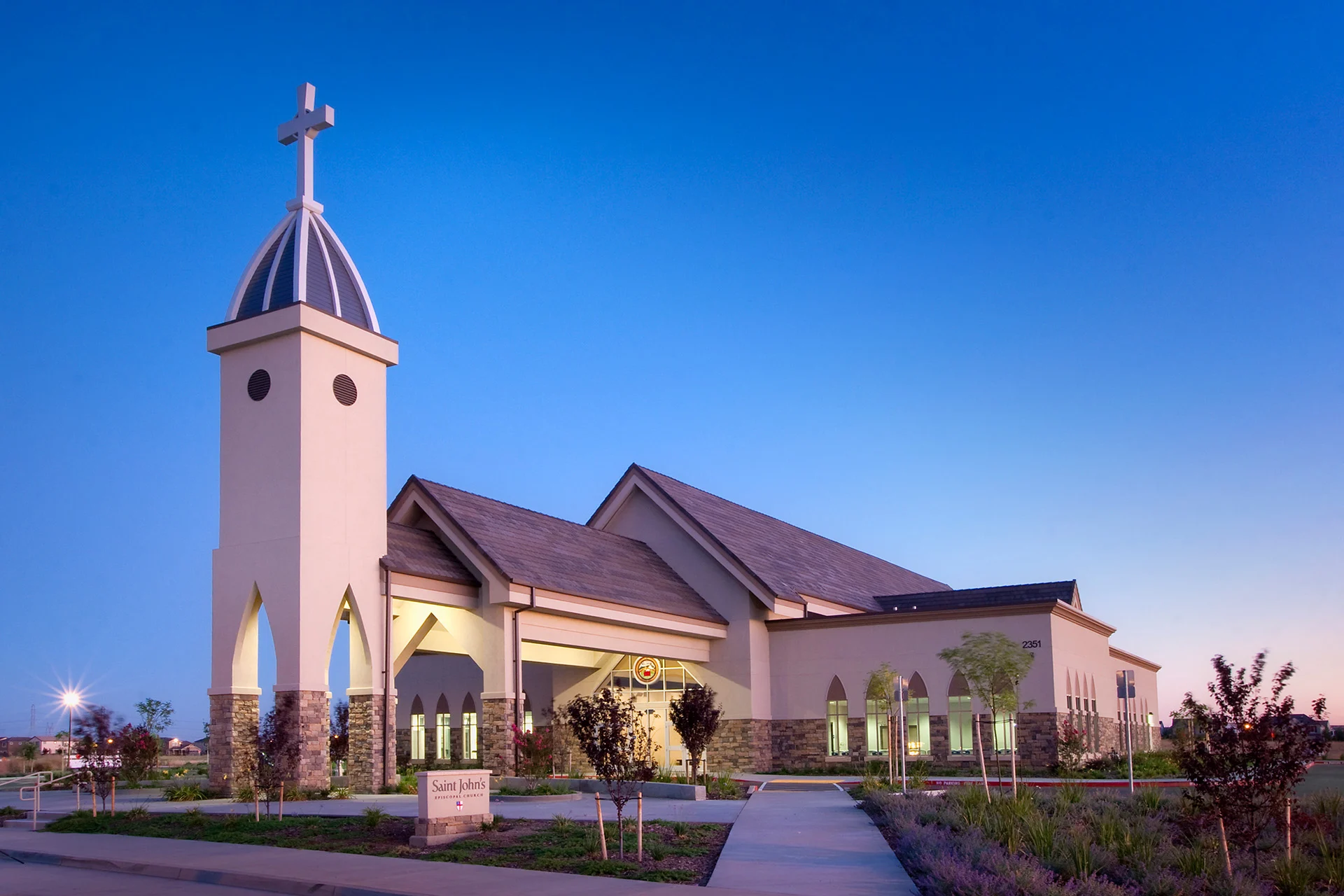 St Johns exterior church building church architect