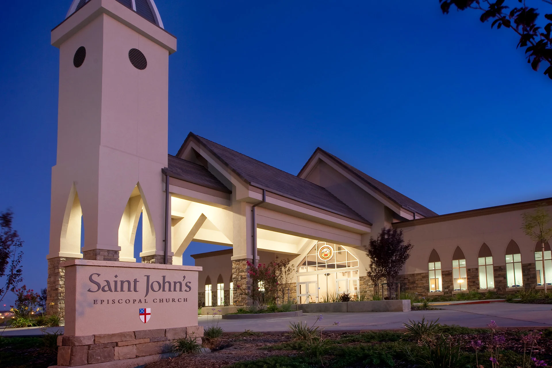 St Johns exterior. church building church architect