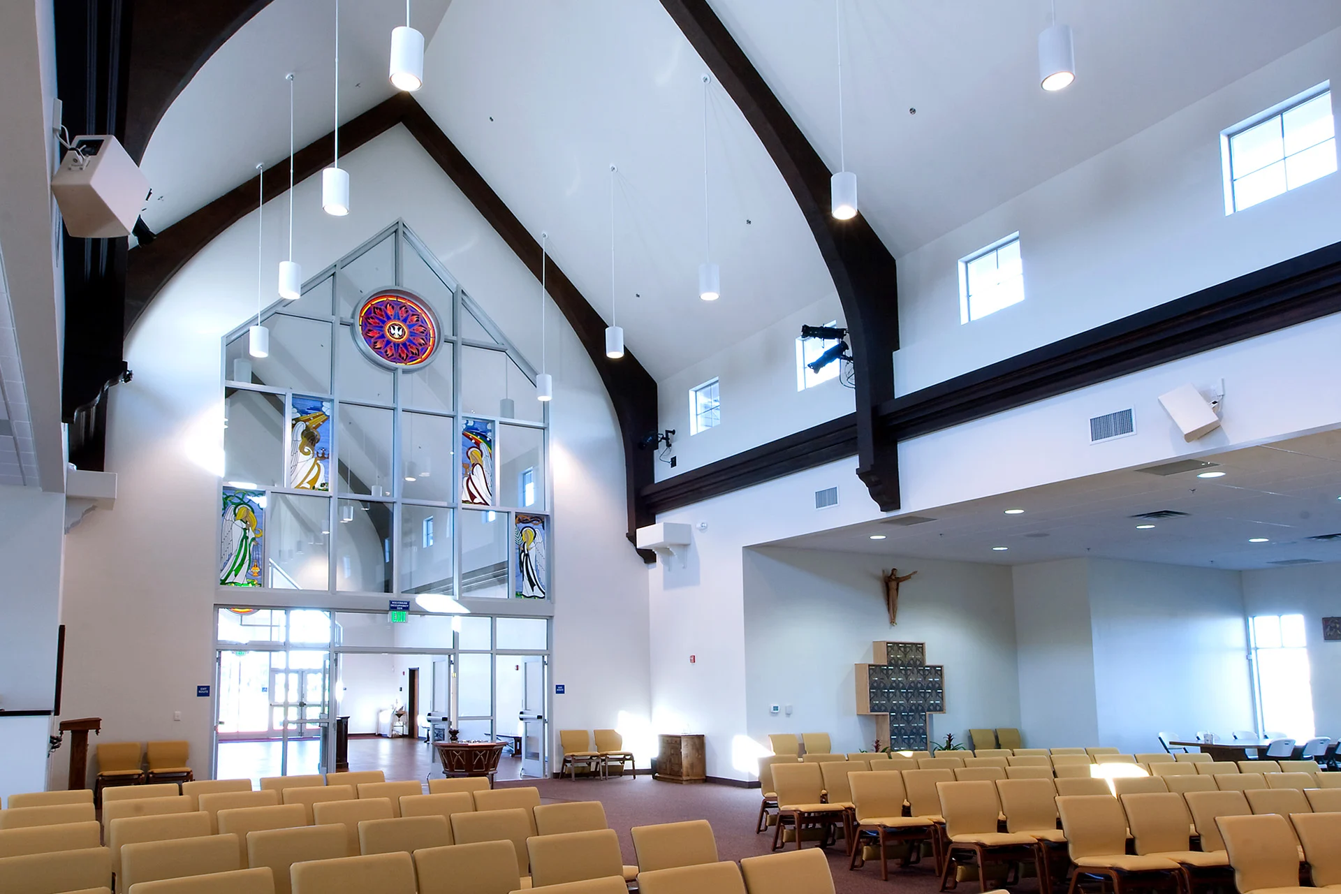 St Johns san church building church architect