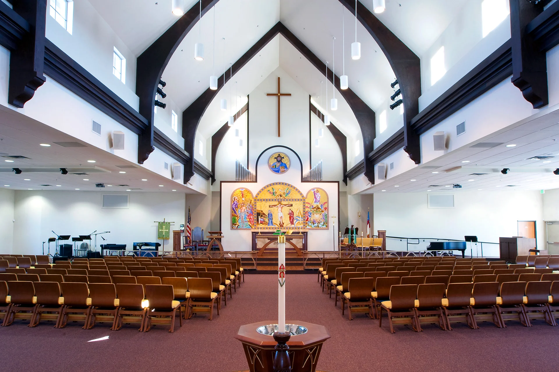 St Johns san church building church architect