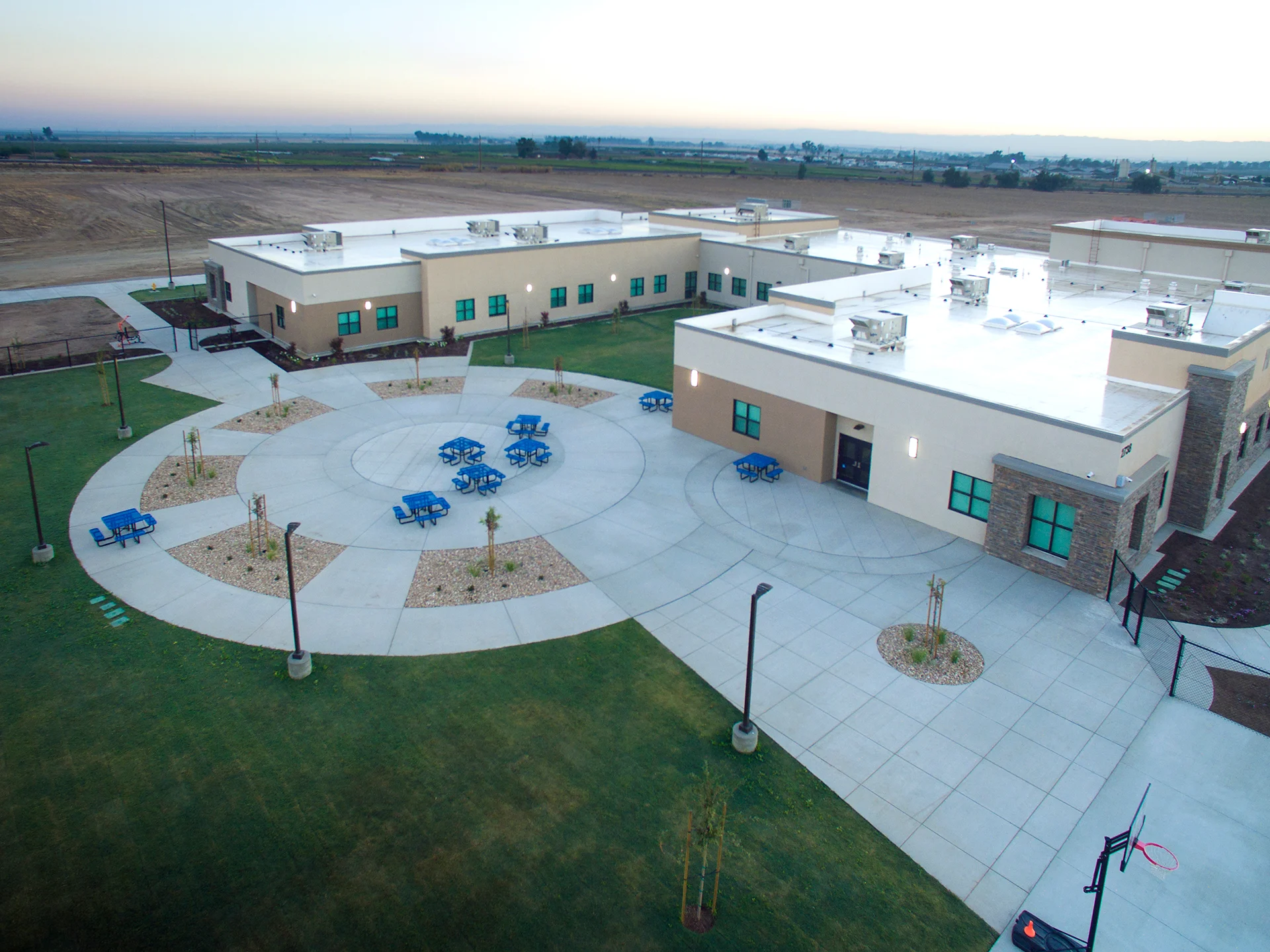 stoneridge-arial-view church building church architect