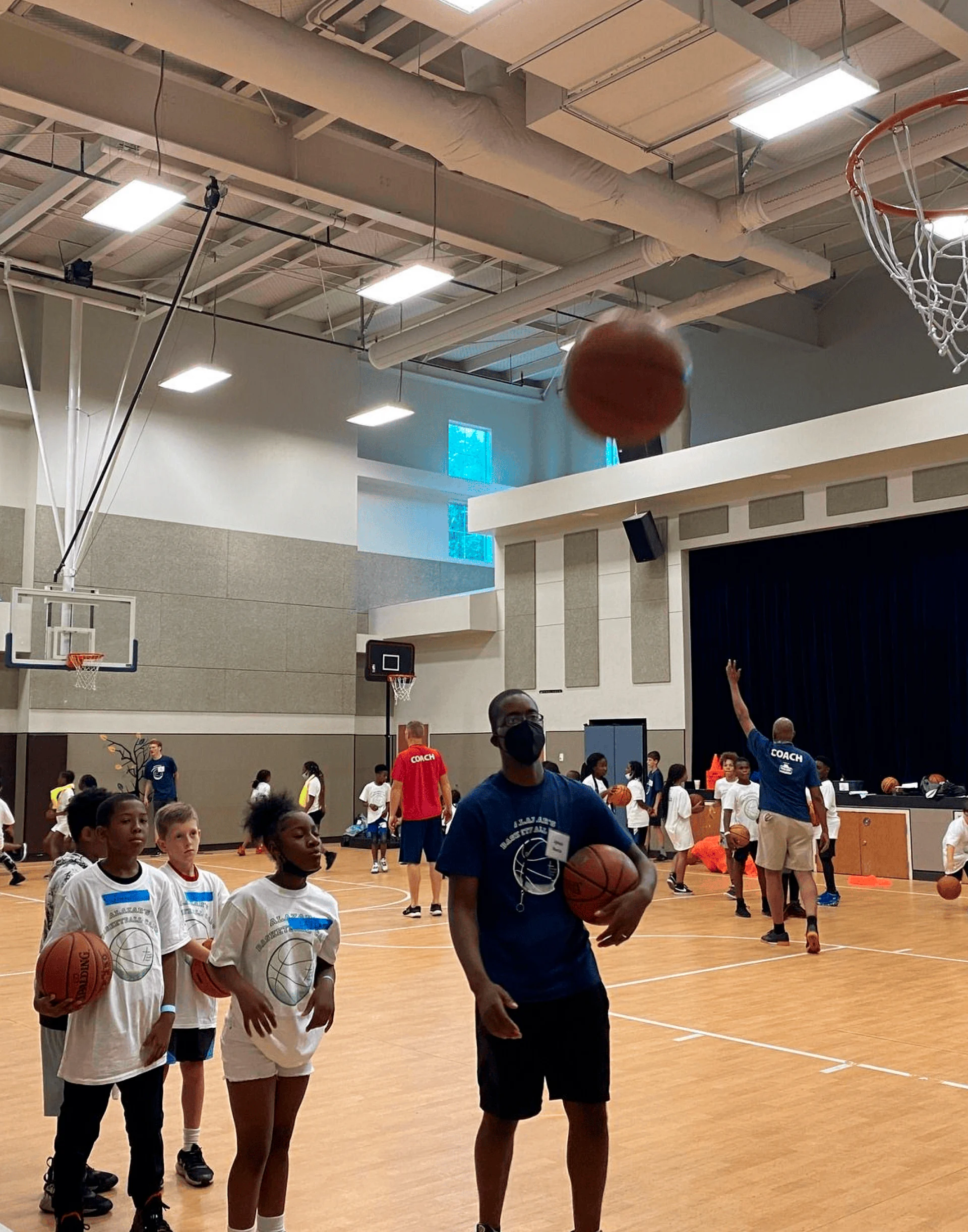 Sunday-Breakfast-basketball-court church architect church building