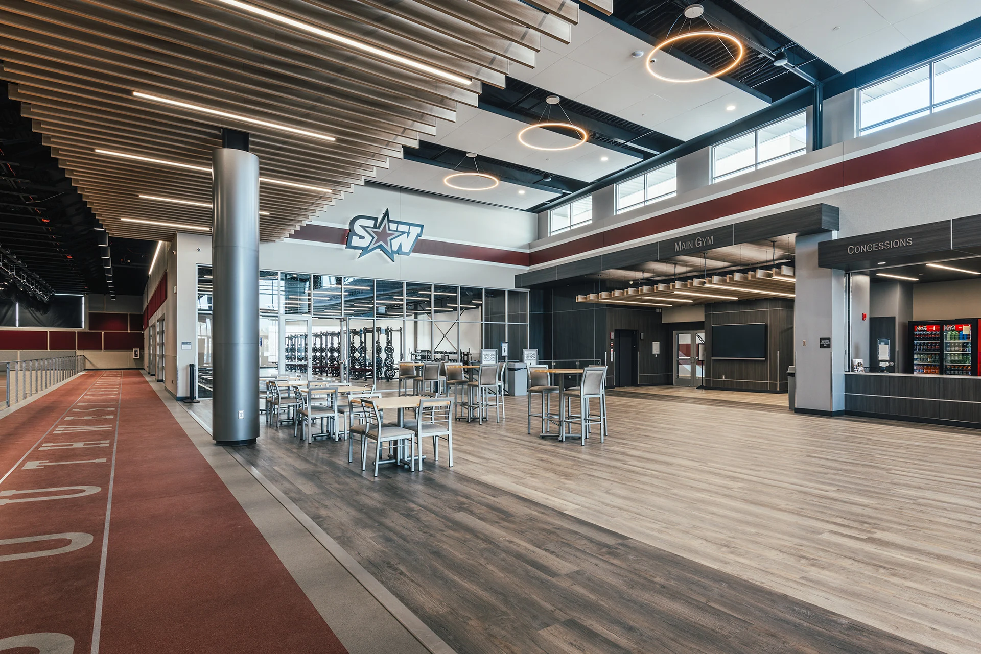 SWCHS lobby church building church architect