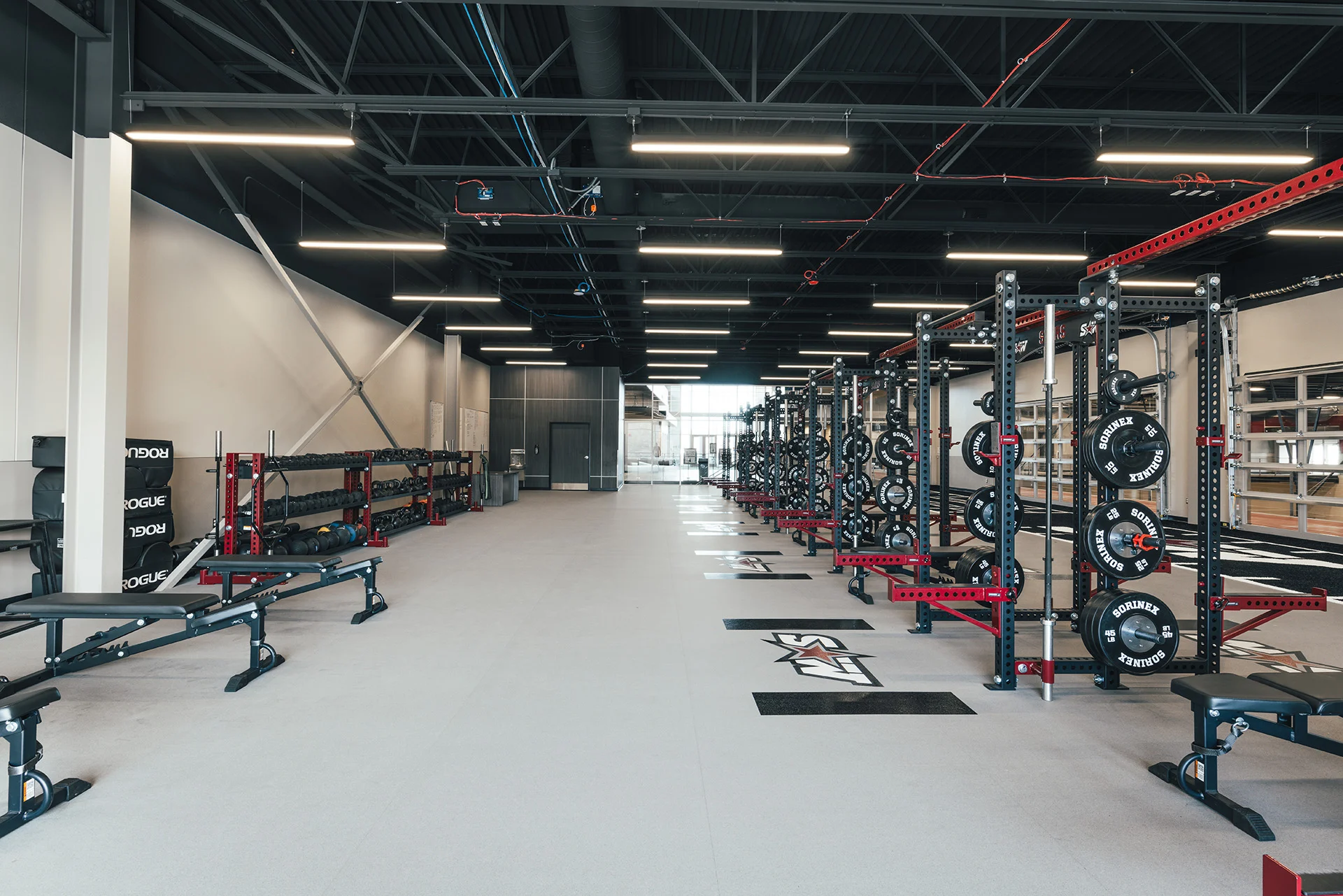 SWCHS weight room church building church architect