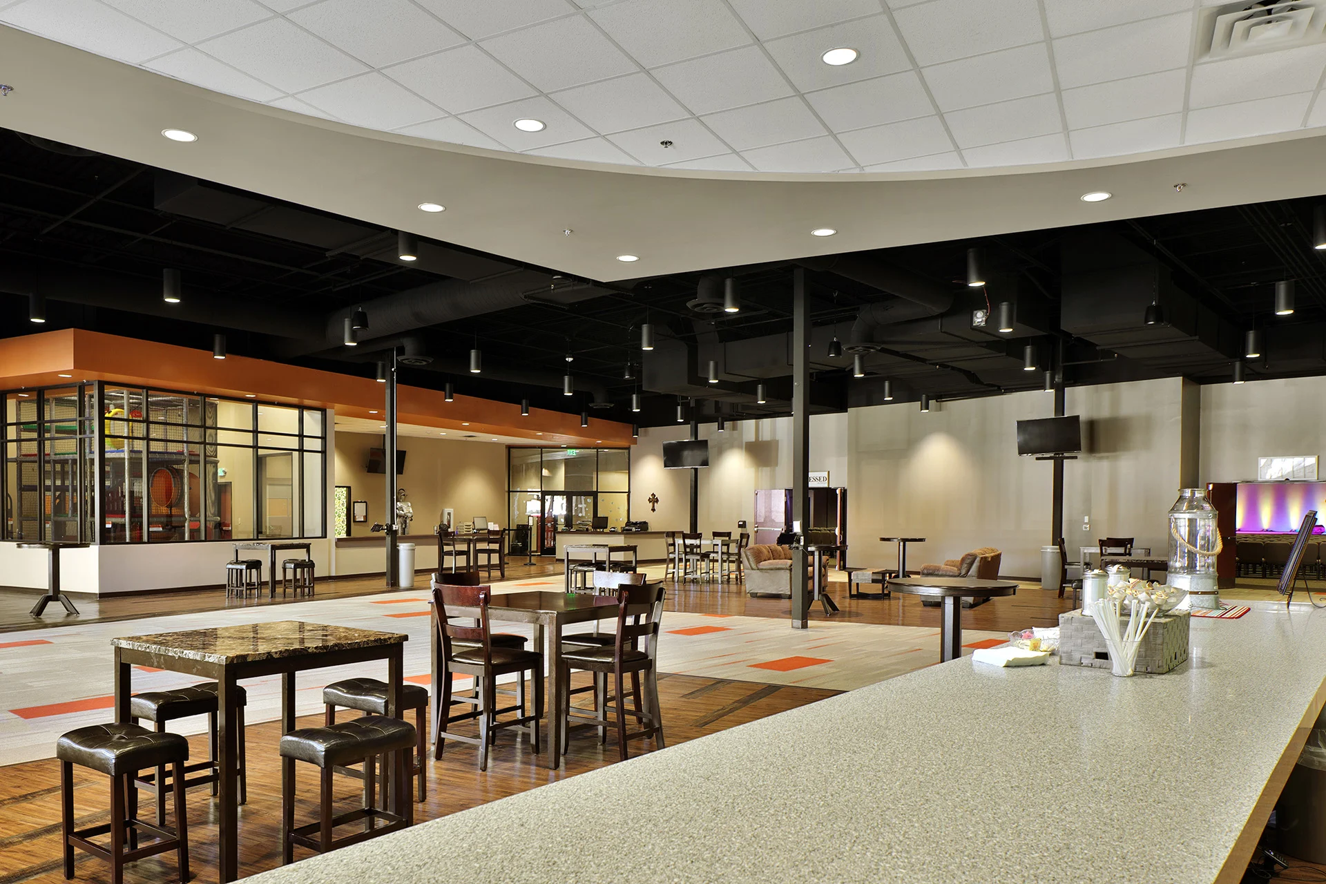 ThePraisePlace lobby church building church architect